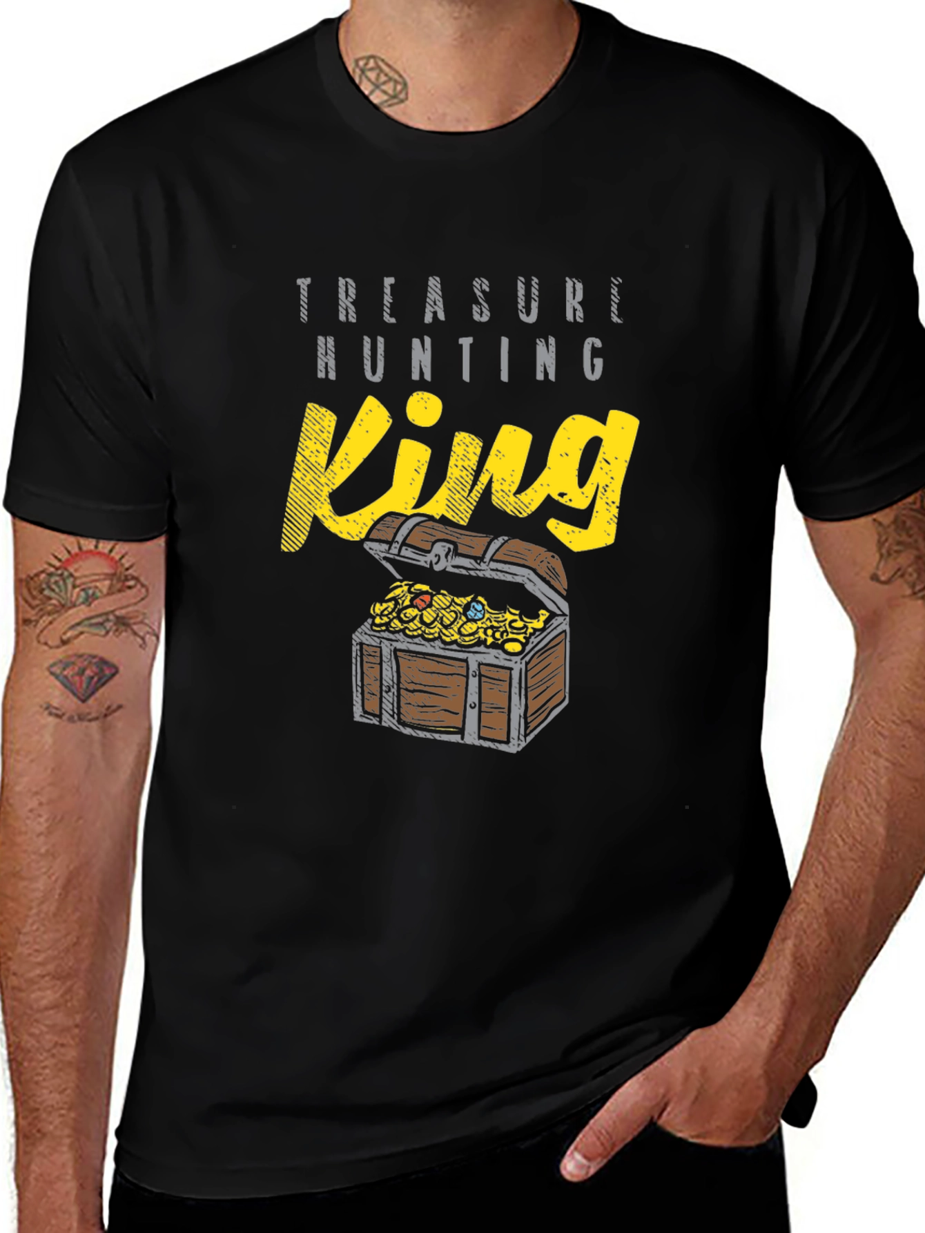 Treasure Hunting King T-Shirt - Graphic Tee
