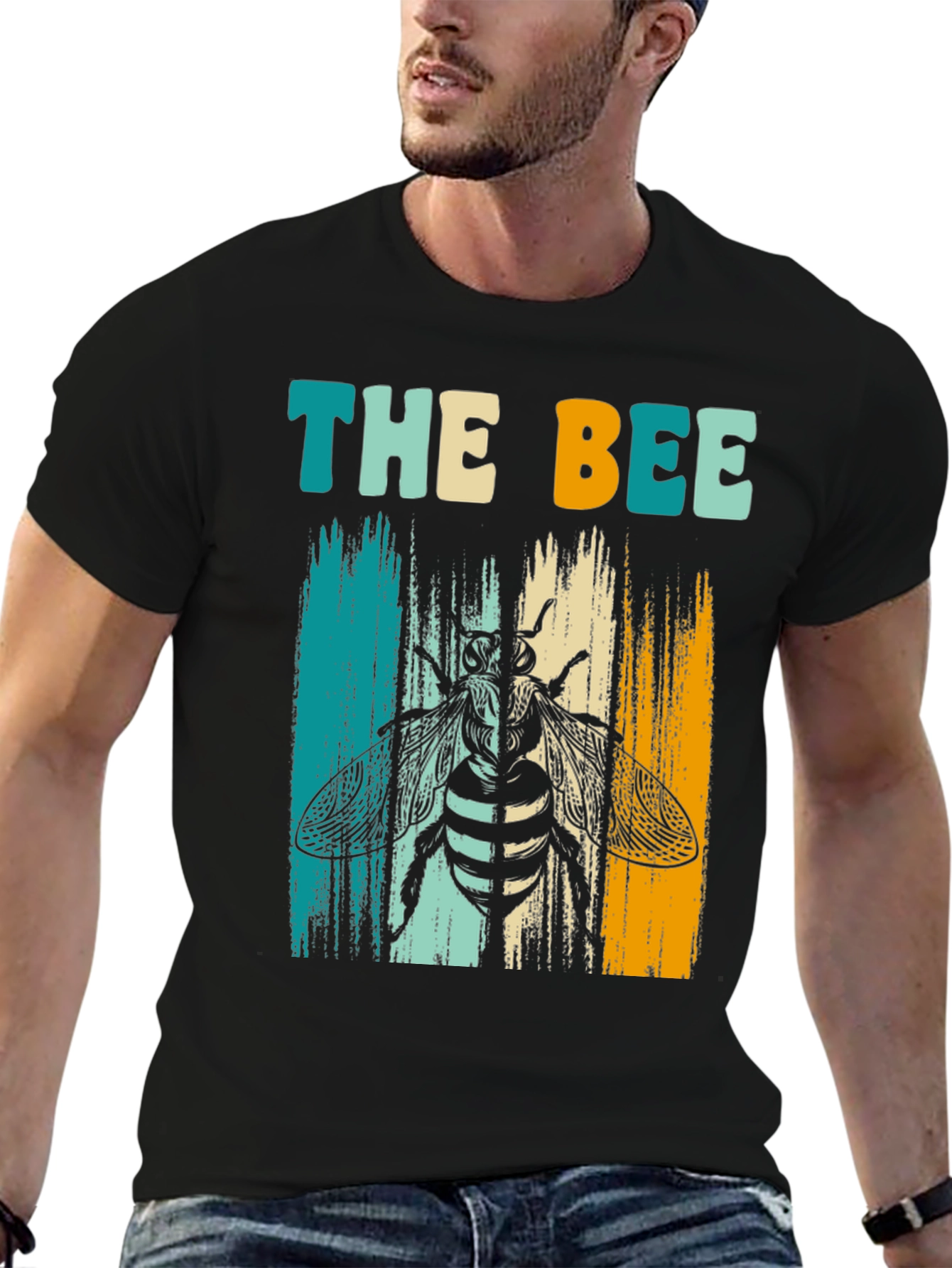 The Bee Retro Graphic T-Shirt