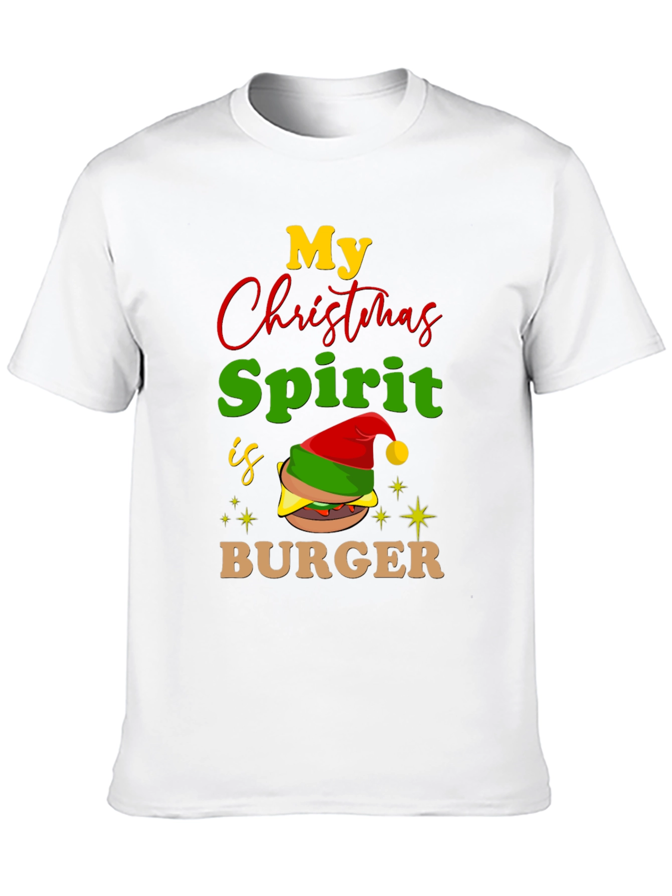 My Christmas Spirit Is Burger T-Shirt