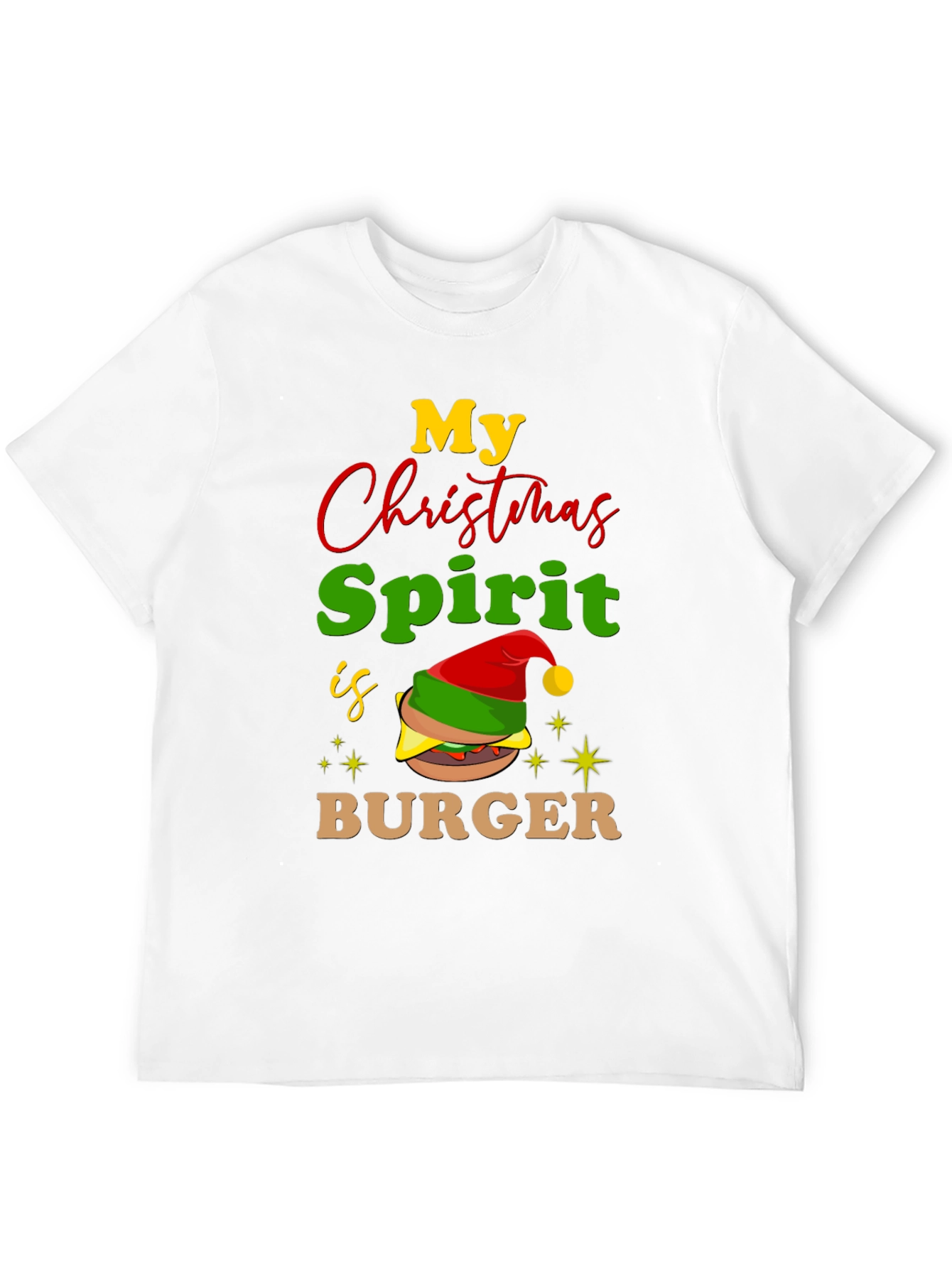 My Christmas Spirit Is Burger T-Shirt