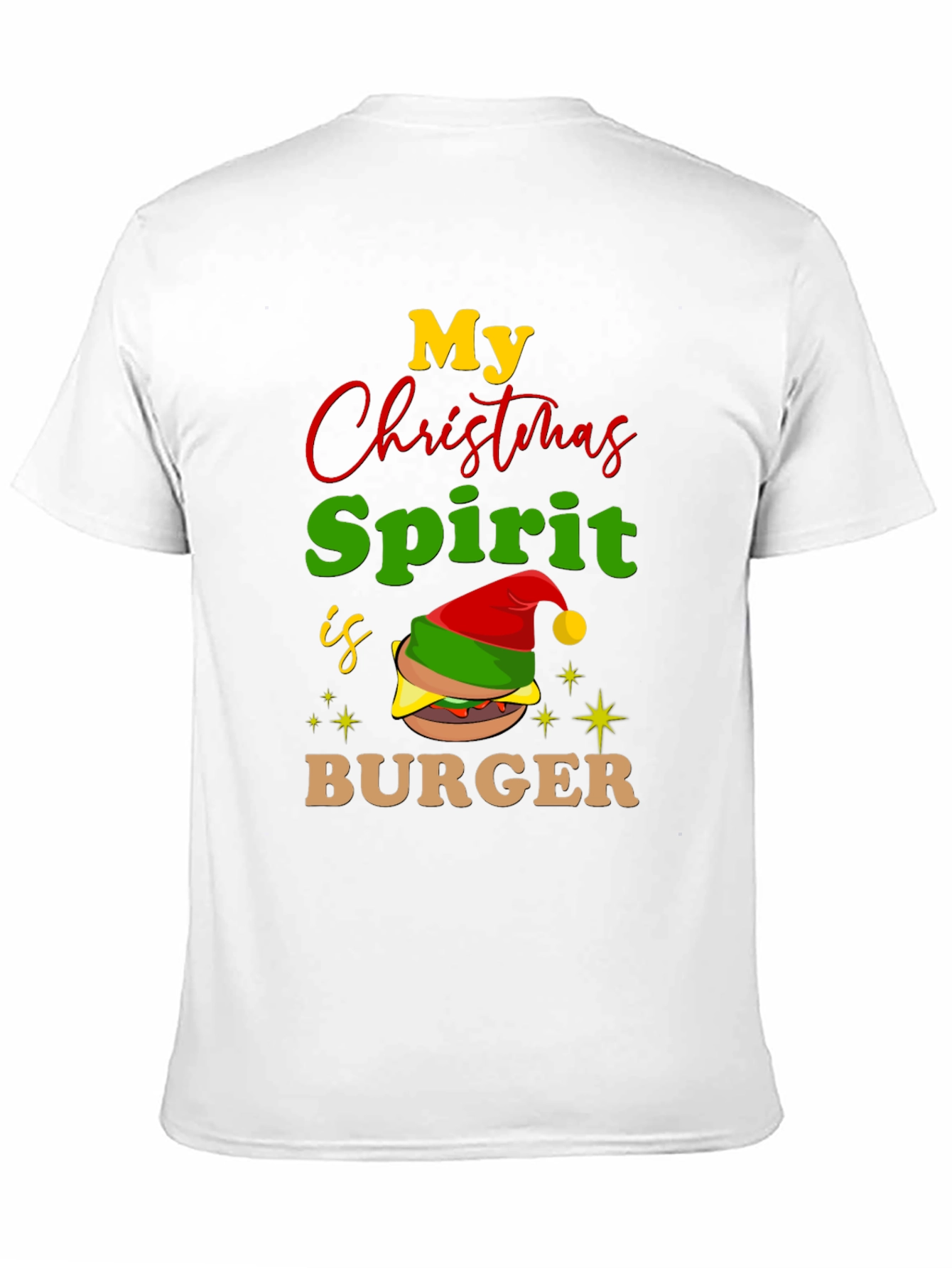 My Christmas Spirit Is Burger T-Shirt
