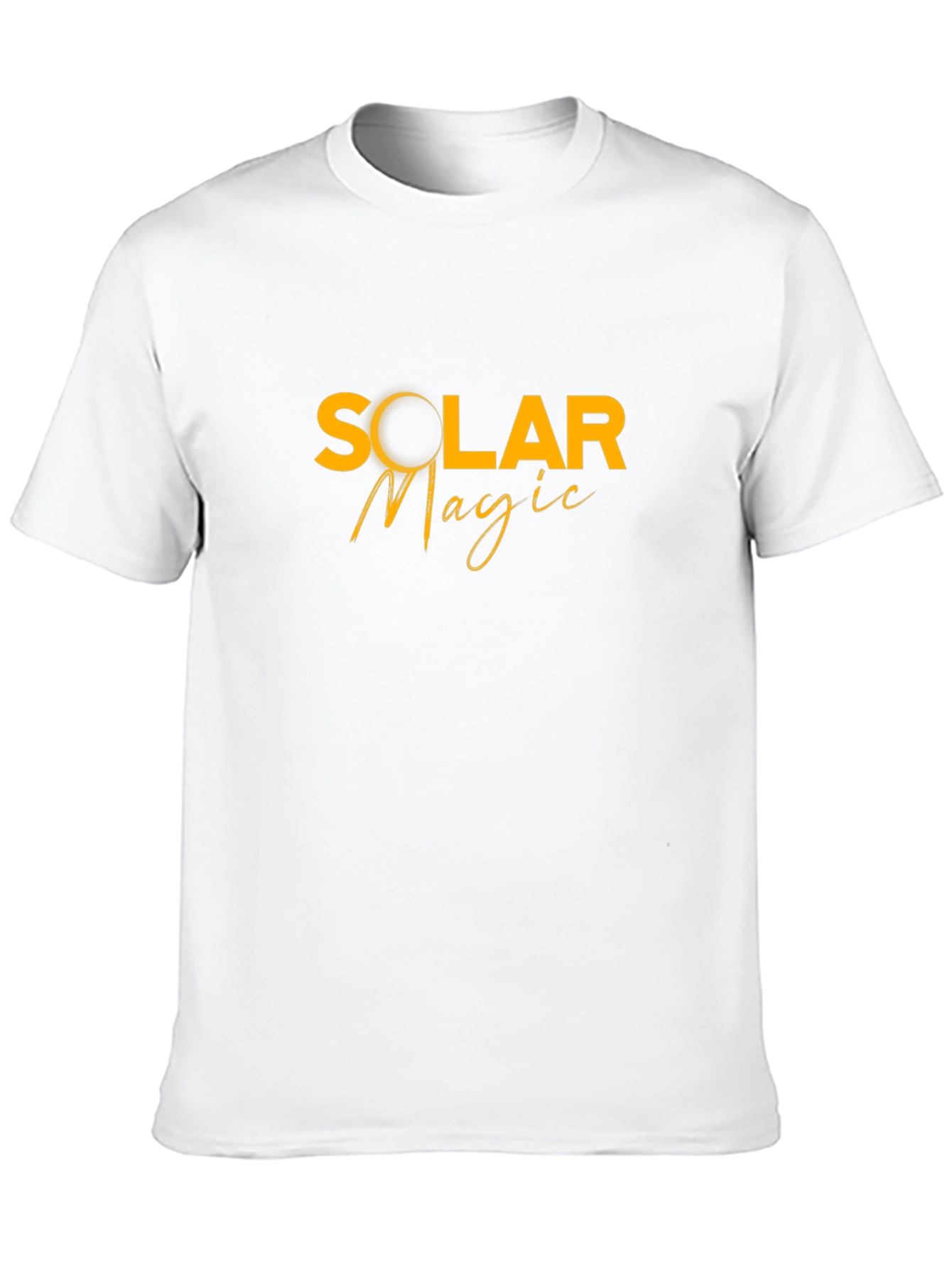Solar Magic Graphic Tee - Stylish Black Cotton T-Shirt