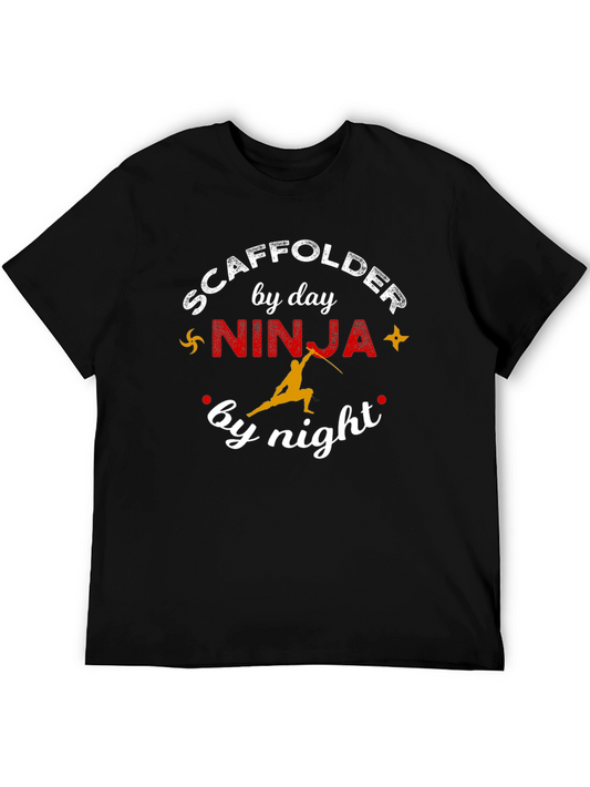 Scaffolder by Day Ninja by Night Graphic Tee
