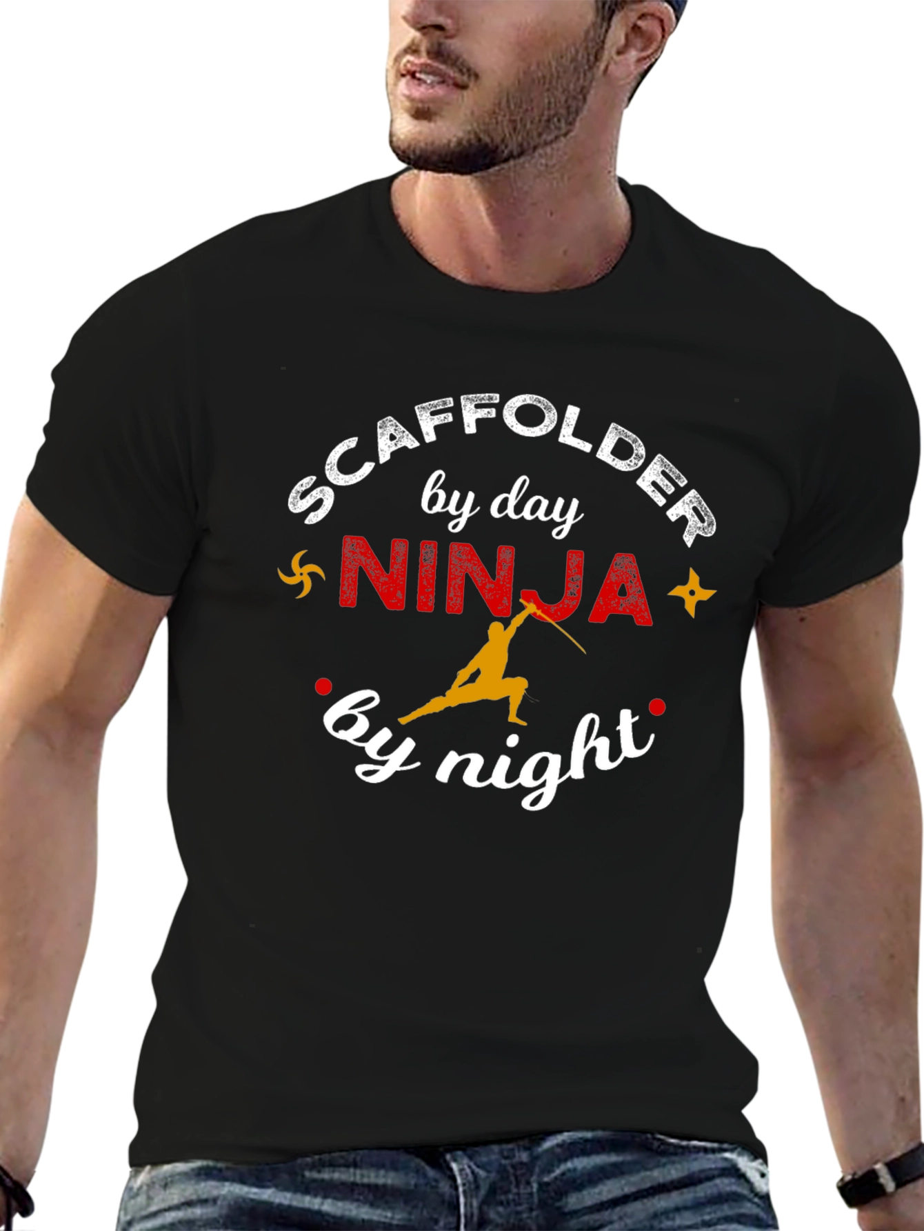 Scaffolder by Day Ninja by Night Graphic Tee
