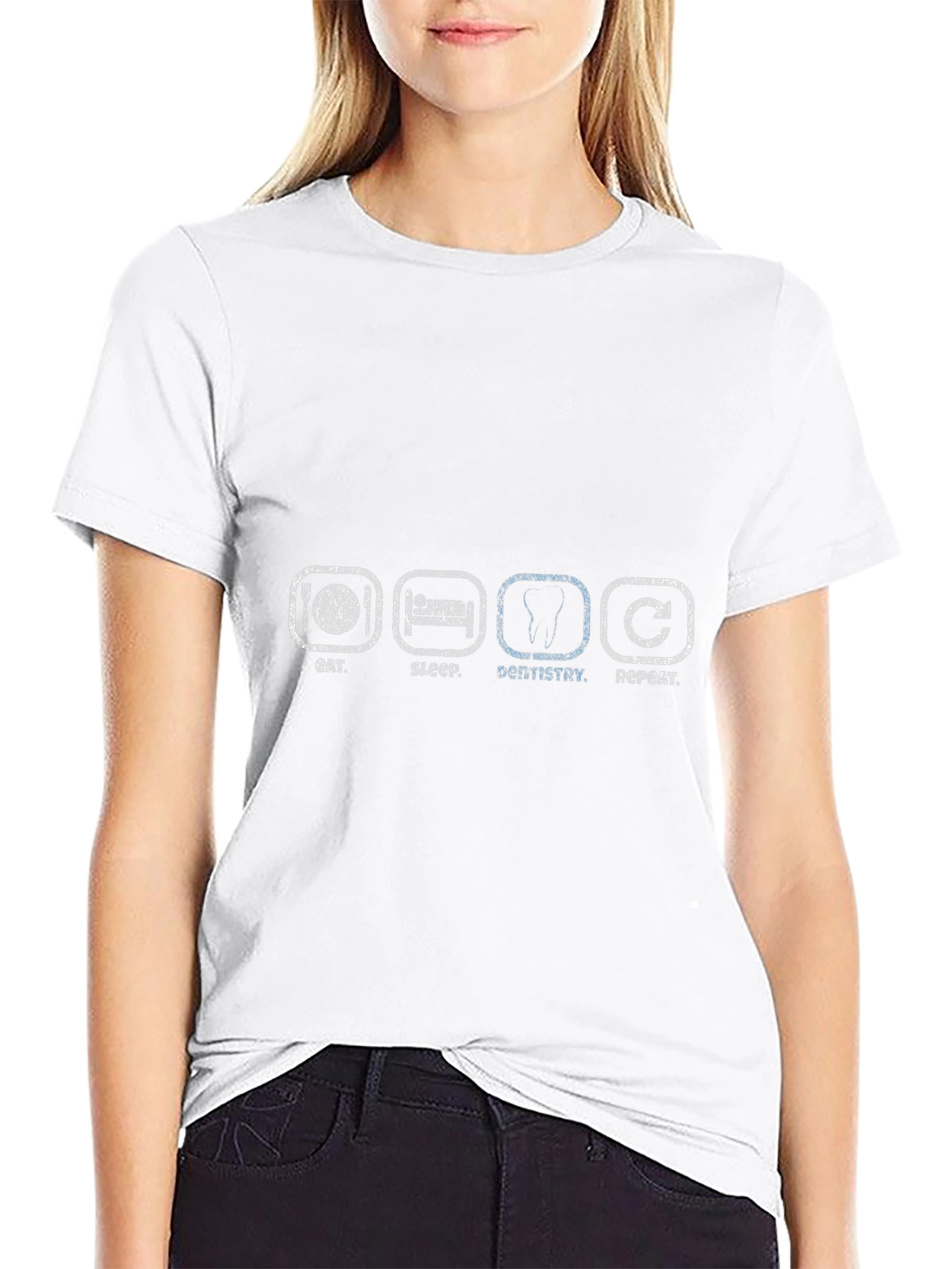 Dentistry T-Shirt: Eat Sleep Dentistry Repeat