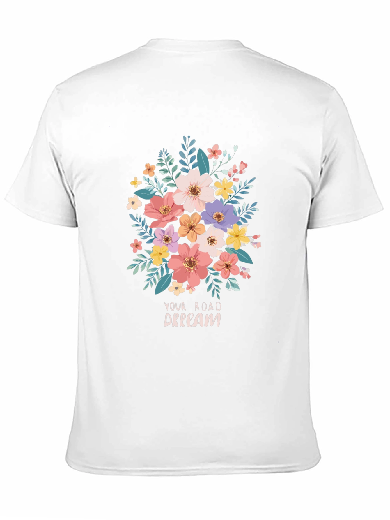 Floral Road Dream Graphic T-Shirt