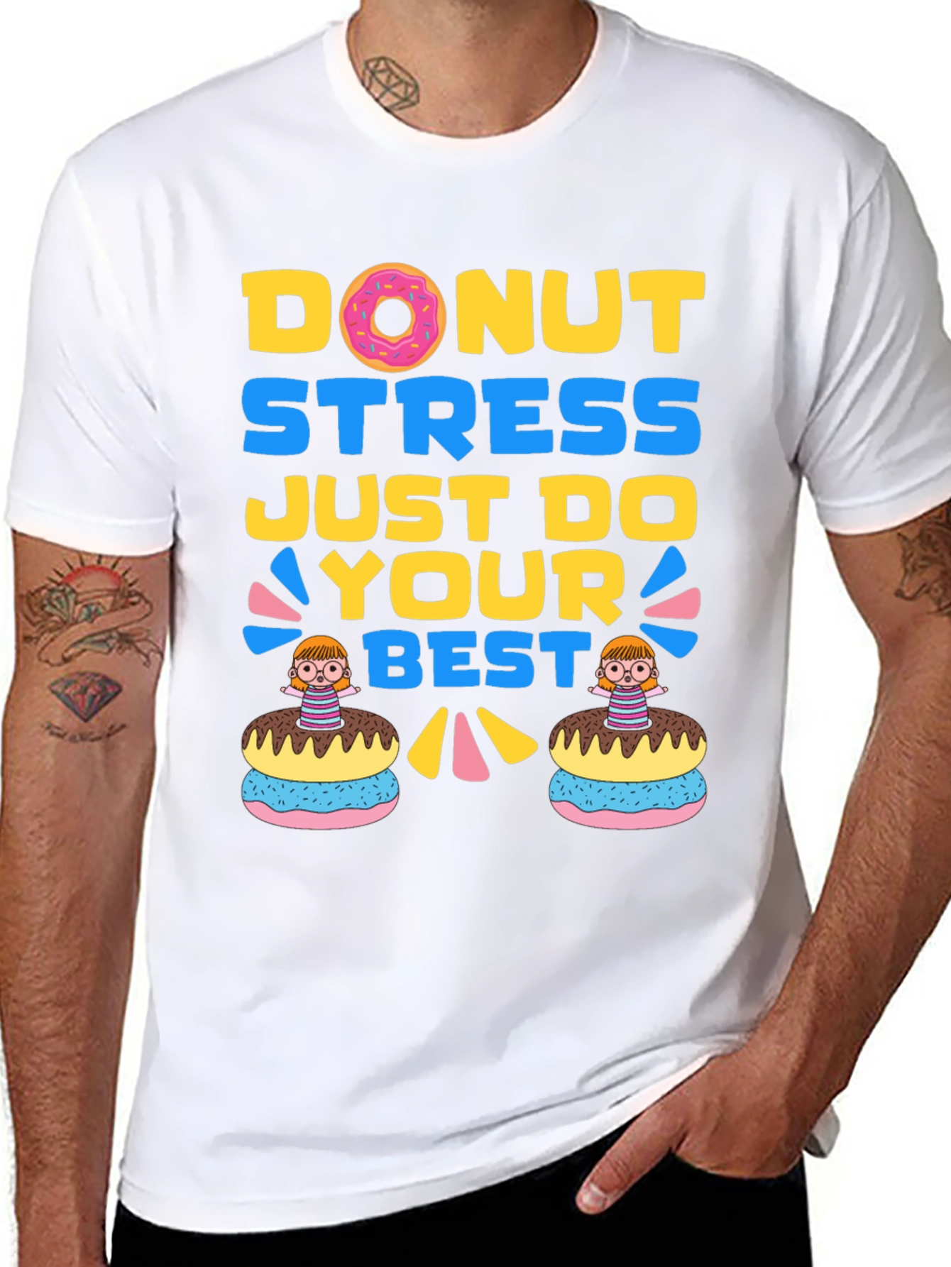 Donut Stress Graphic Tee
