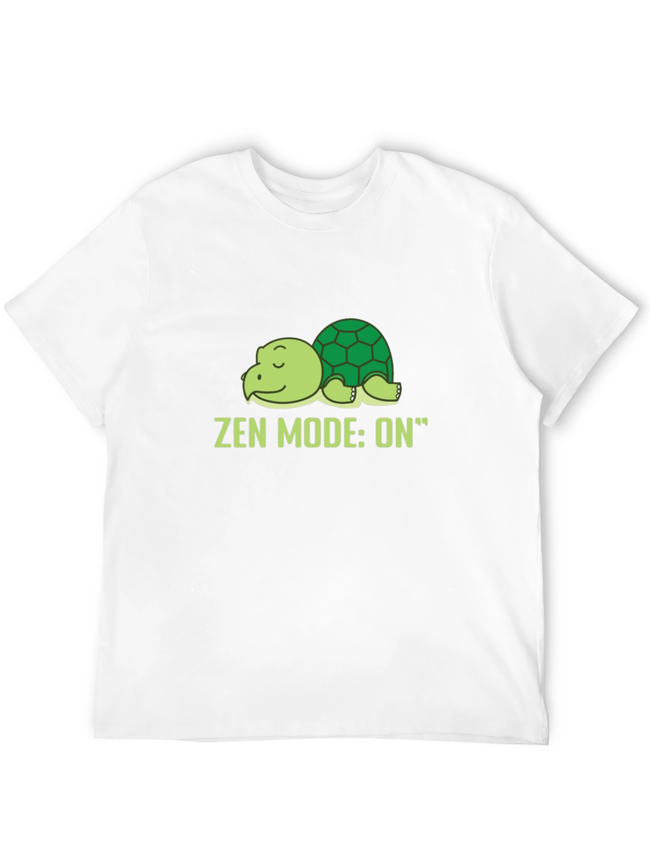 Zen Mode On Turtle Graphic Tee - Relaxed Fit