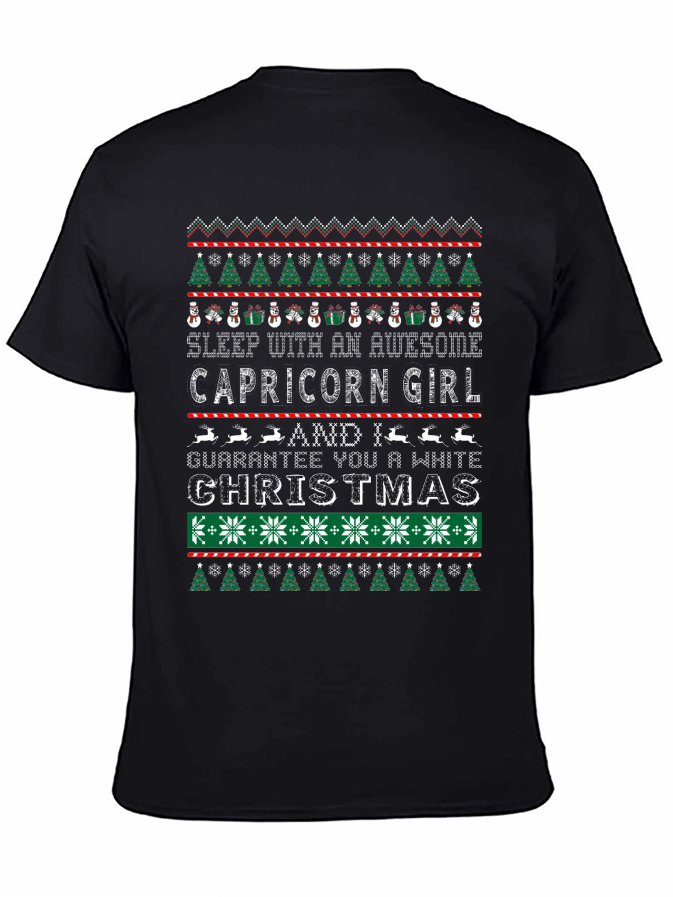 Capricorn Girl Ugly Christmas Sweater T-Shirt