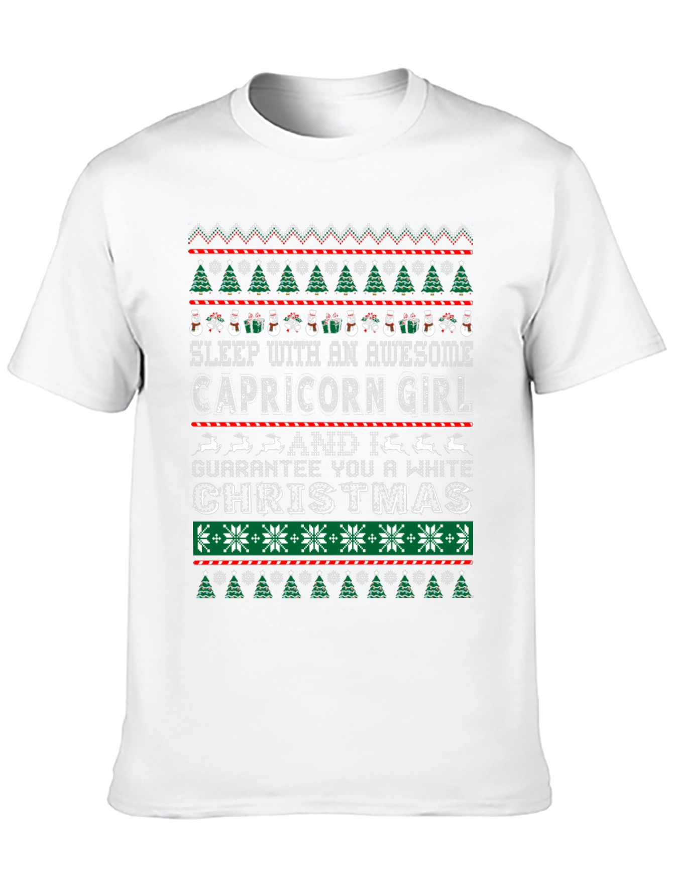 Capricorn Girl Ugly Christmas Sweater T-Shirt
