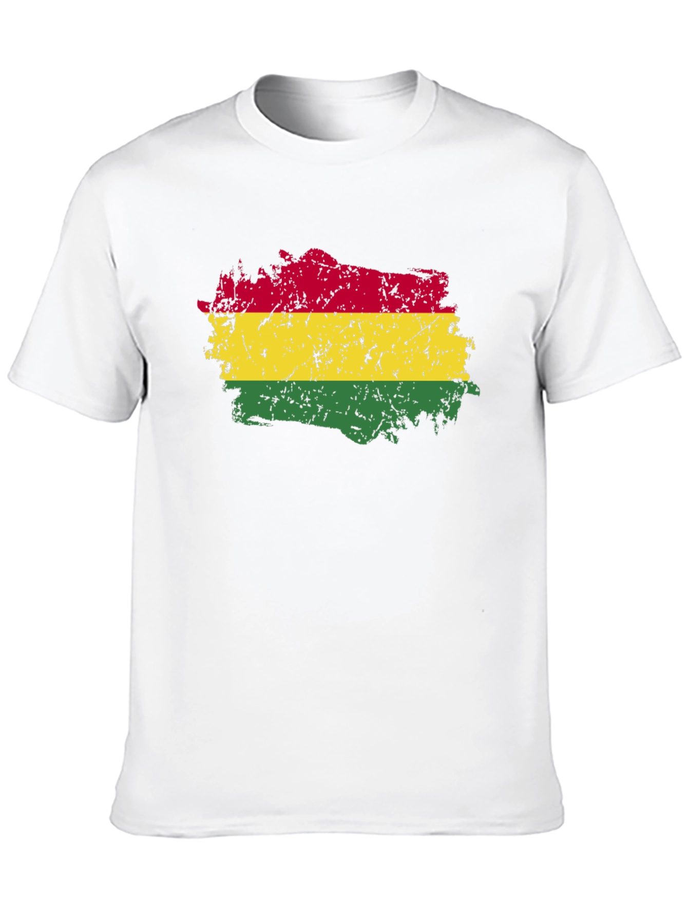 Bolivia Flag T-Shirt - Distressed Graphic Tee
