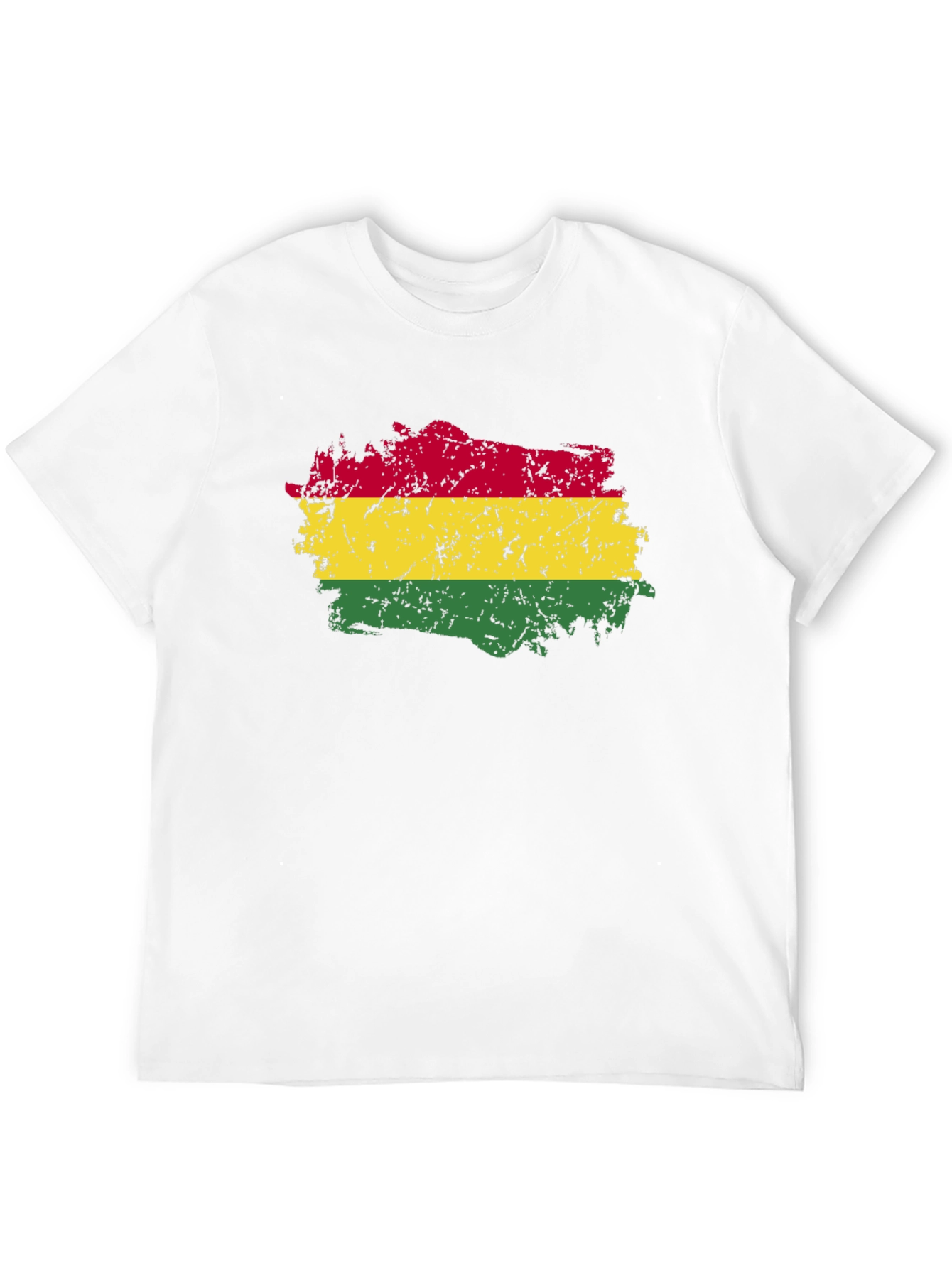 Bolivia Flag T-Shirt - Distressed Graphic Tee