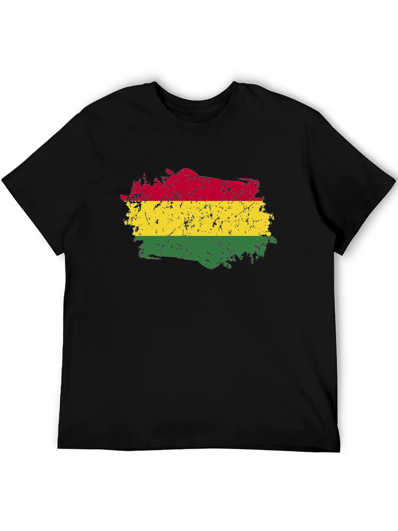 Bolivia Flag T-Shirt - Distressed Graphic Tee