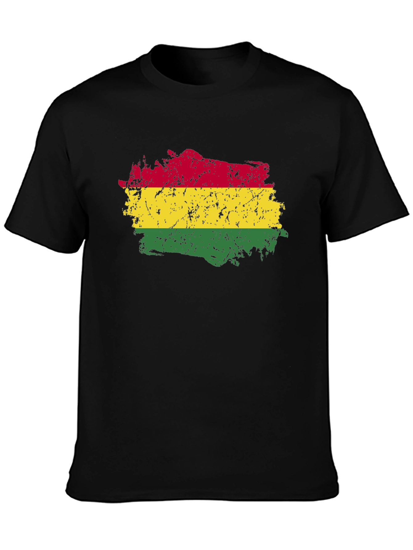 Bolivia Flag T-Shirt - Distressed Graphic Tee