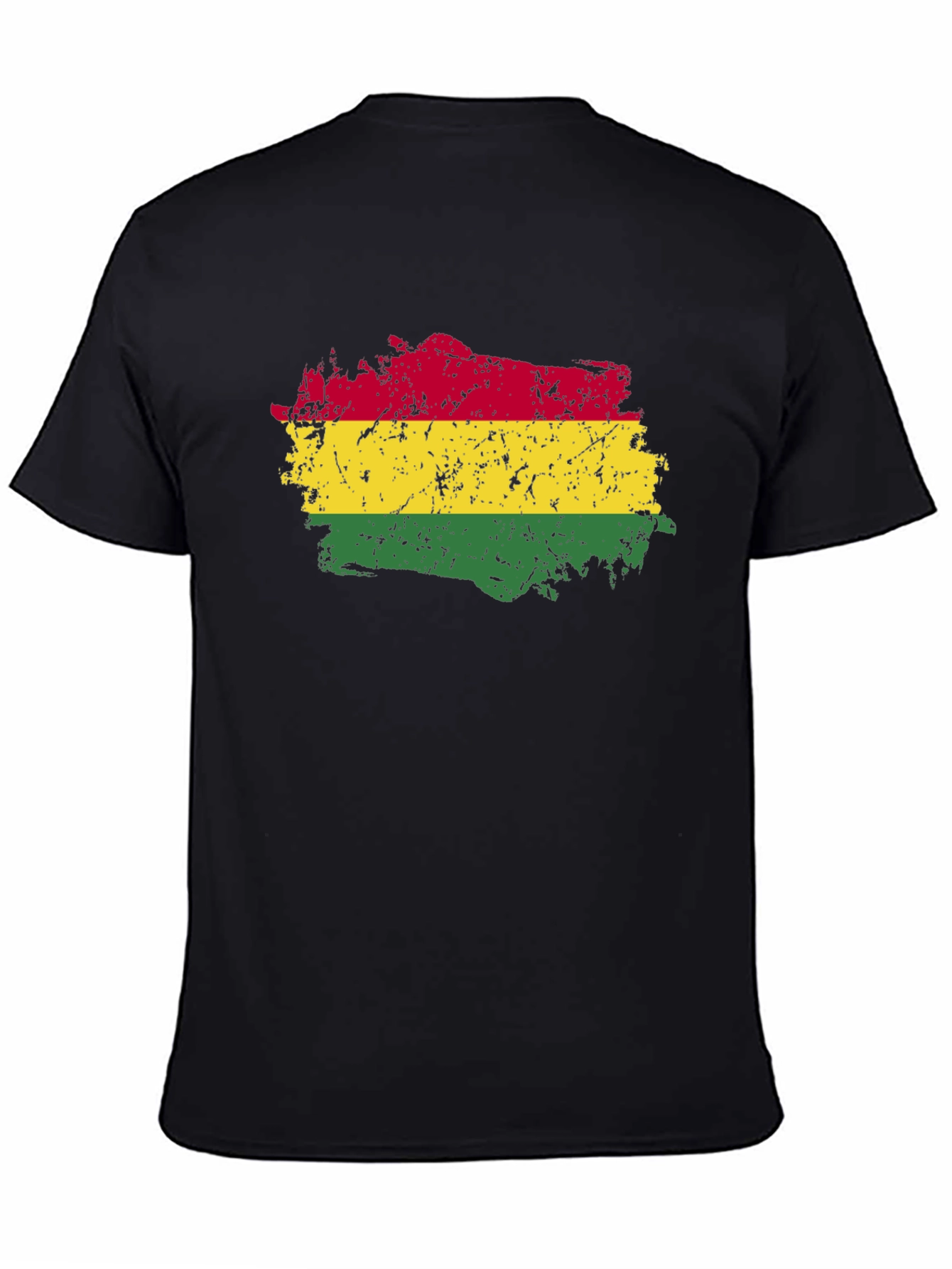 Bolivia Flag T-Shirt - Distressed Graphic Tee