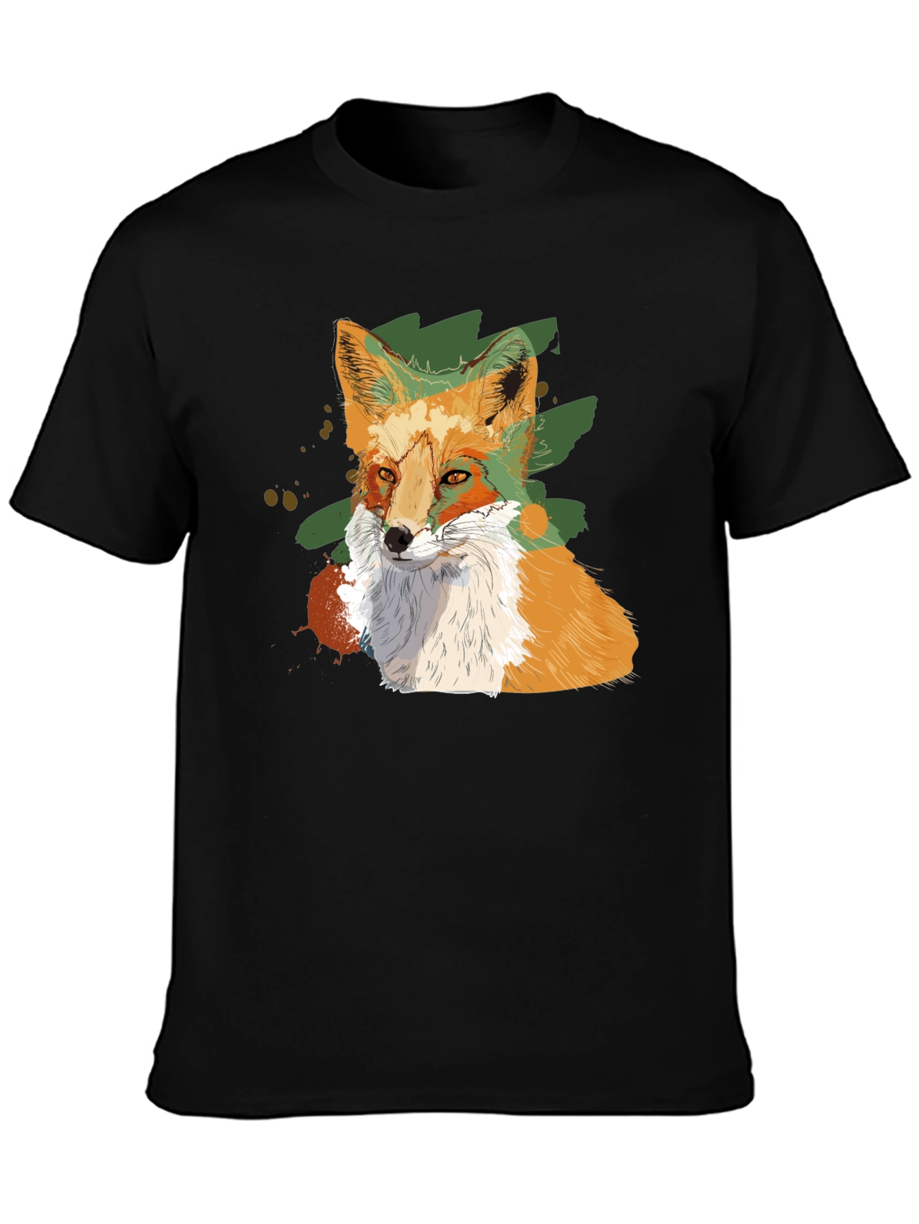 Fox Graphic Tee - Mens Black T-Shirt