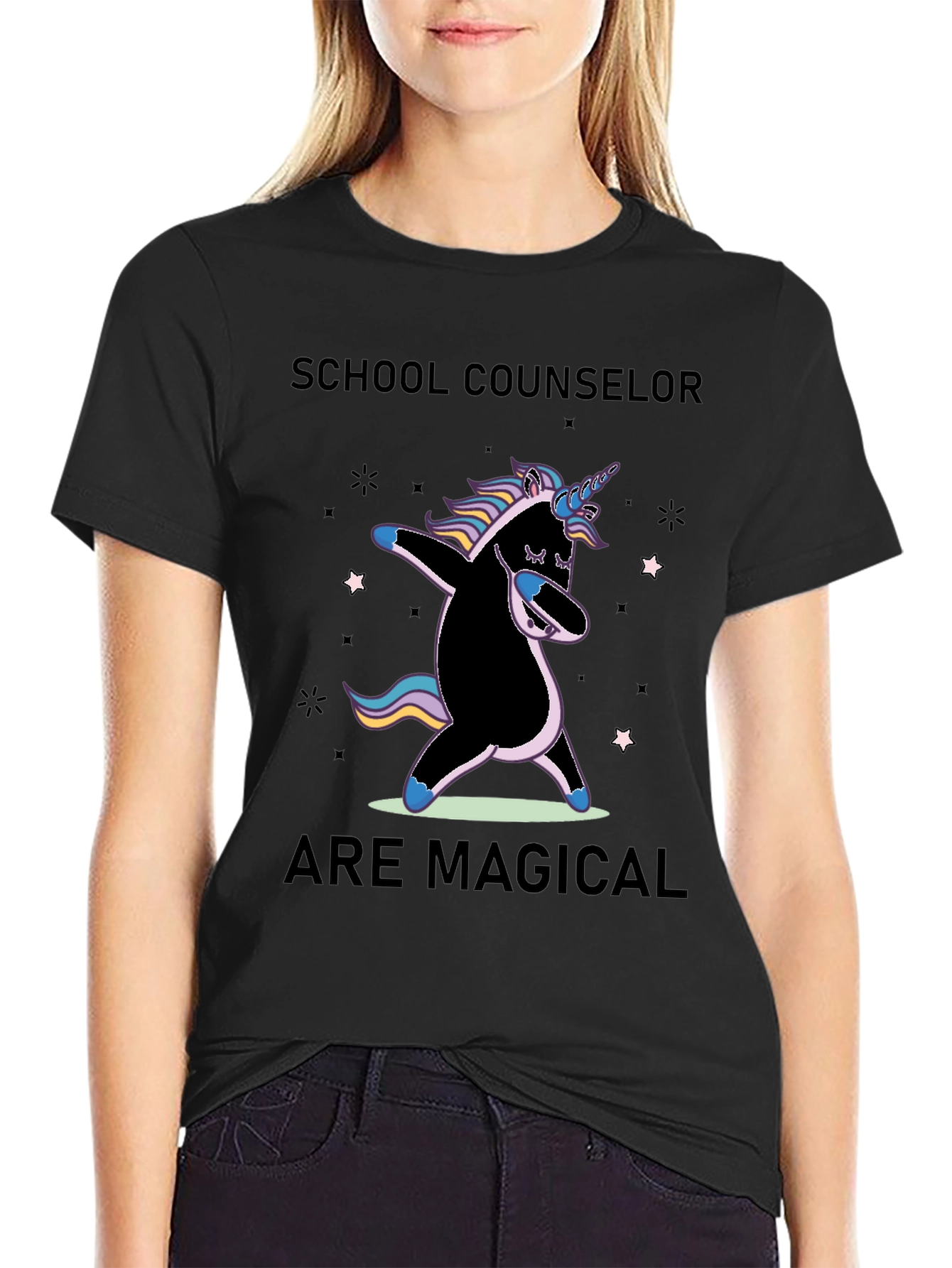School Counselor Magical Unicorn T-Shirt