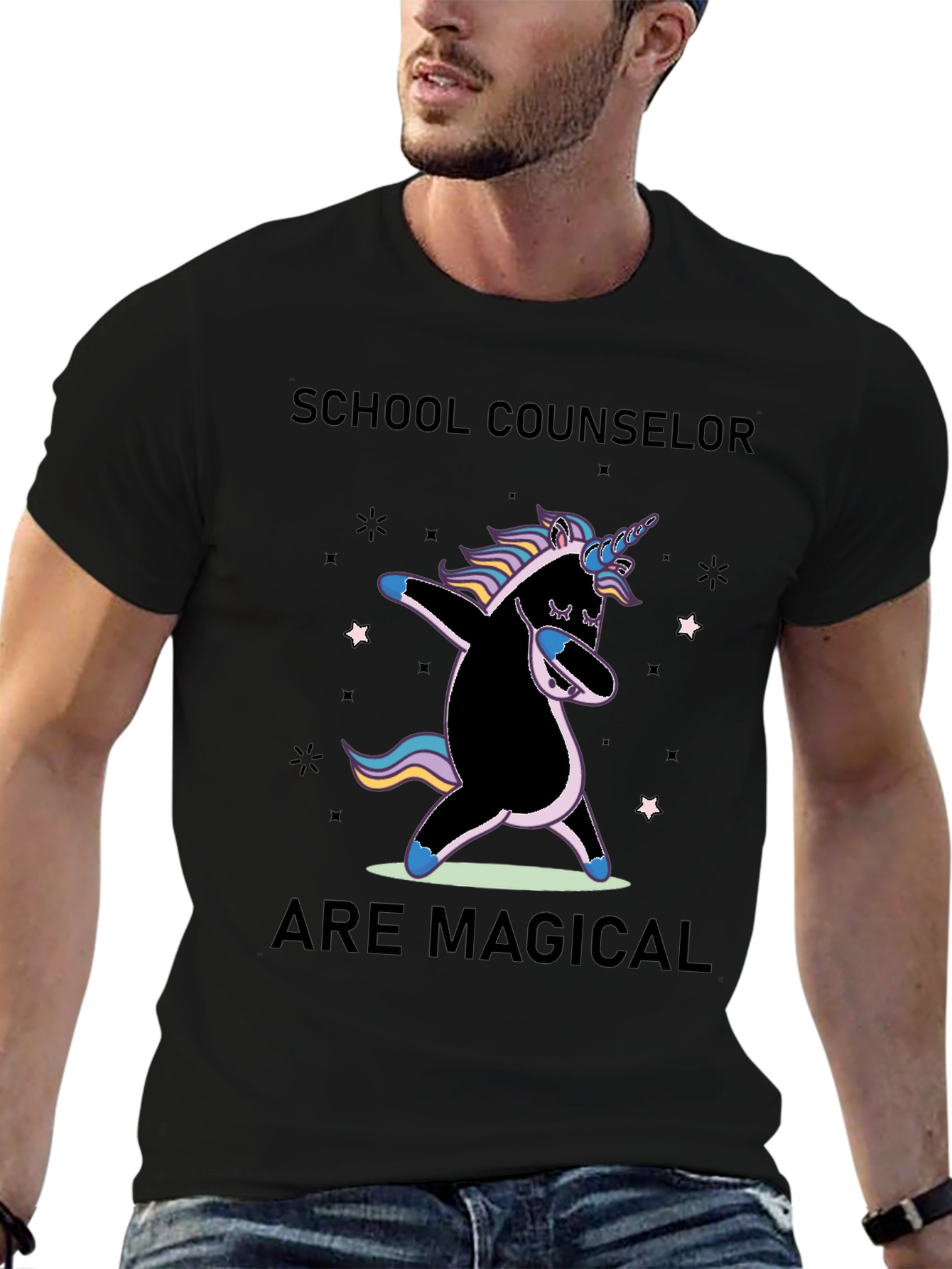 School Counselor Magical Unicorn T-Shirt