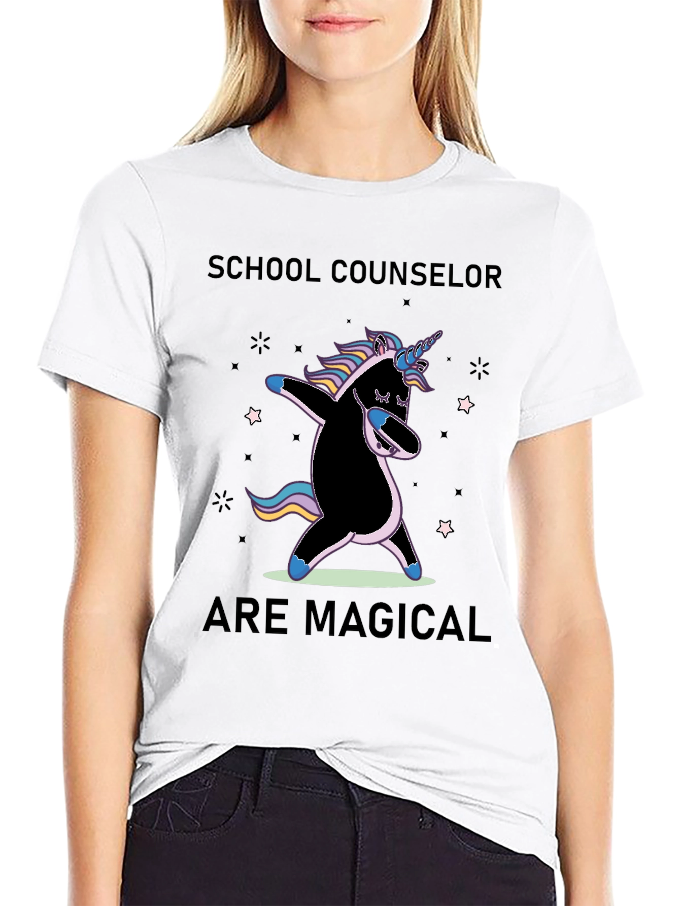 School Counselor Magical Unicorn T-Shirt