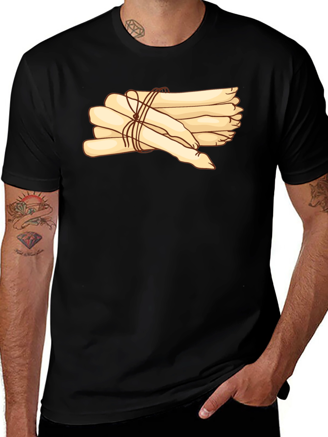 Asparagus Graphic T-Shirt - Unique Foodie Tee