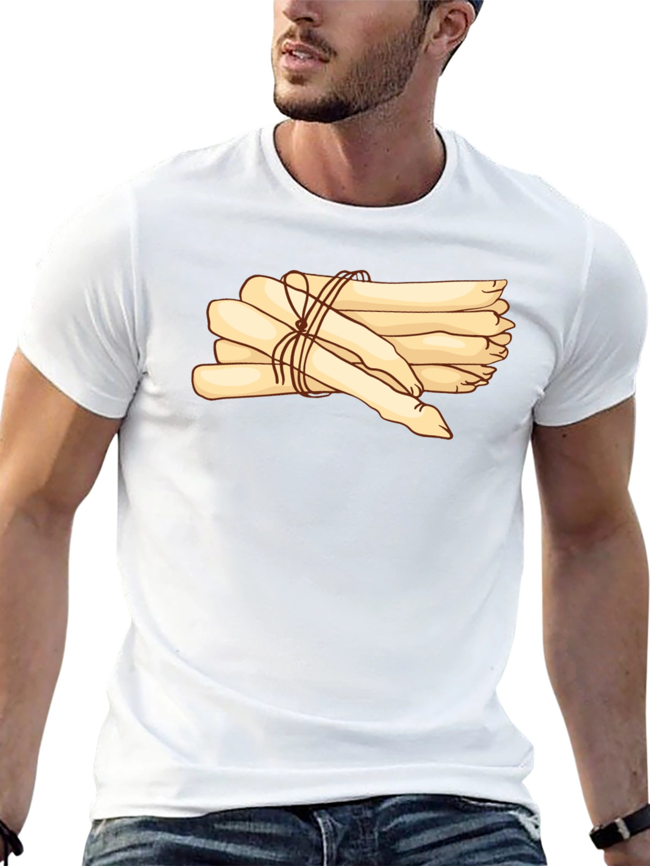 Asparagus Graphic T-Shirt - Unique Foodie Tee