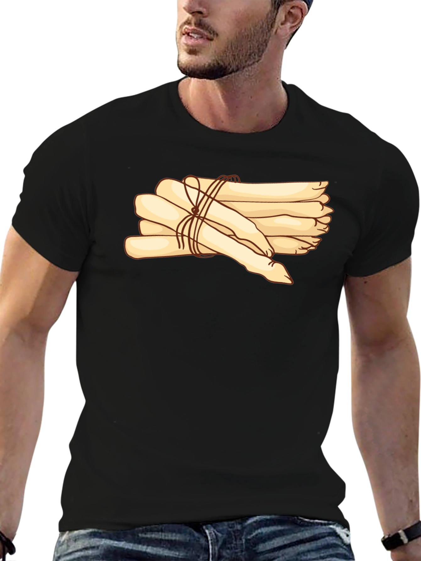 Asparagus Graphic T-Shirt - Unique Foodie Tee