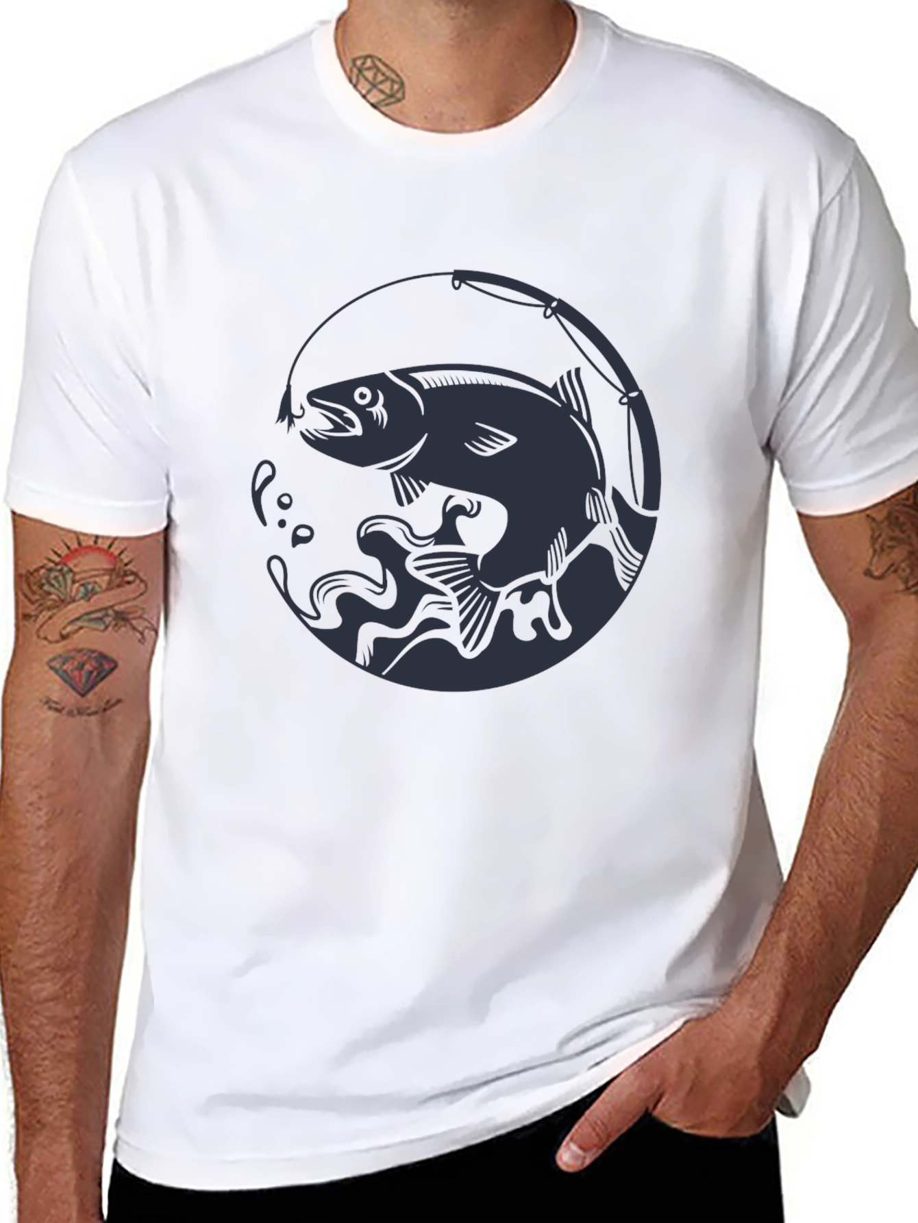 Fishing Graphic Tee - Stylish Angler Shirt
