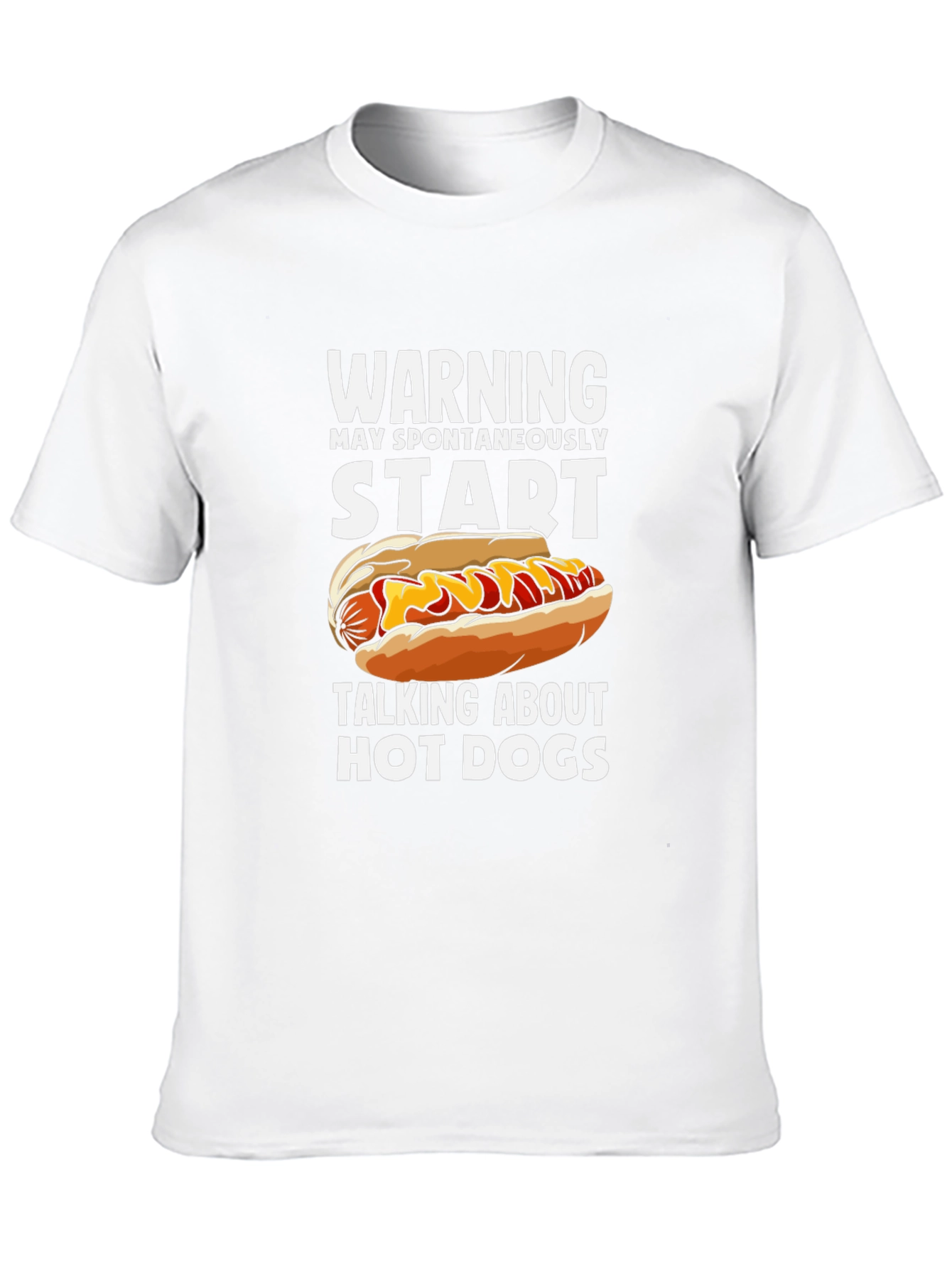 Warning Hot Dog T-Shirt