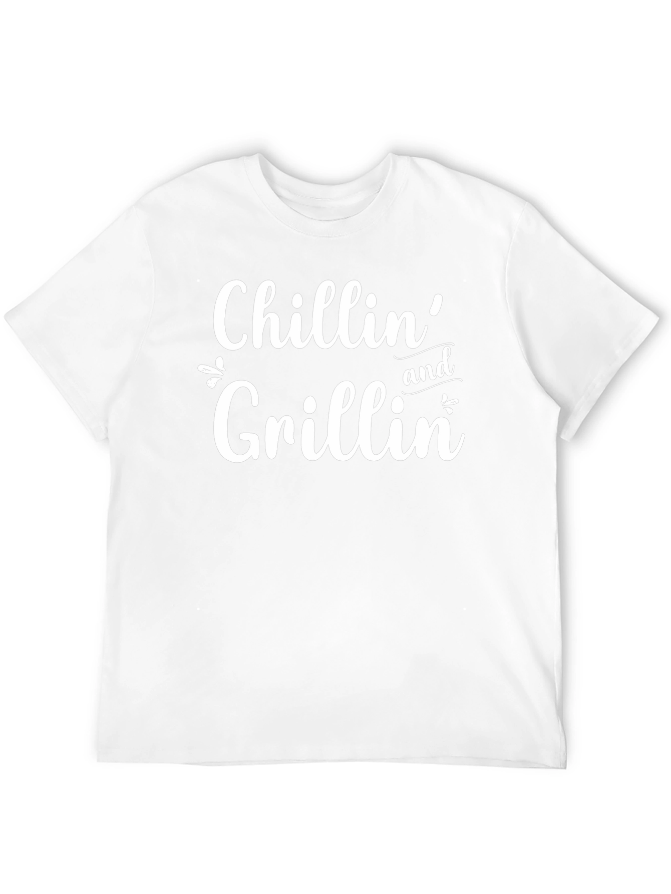 Chillin and Grillin Graphic Tee - Black