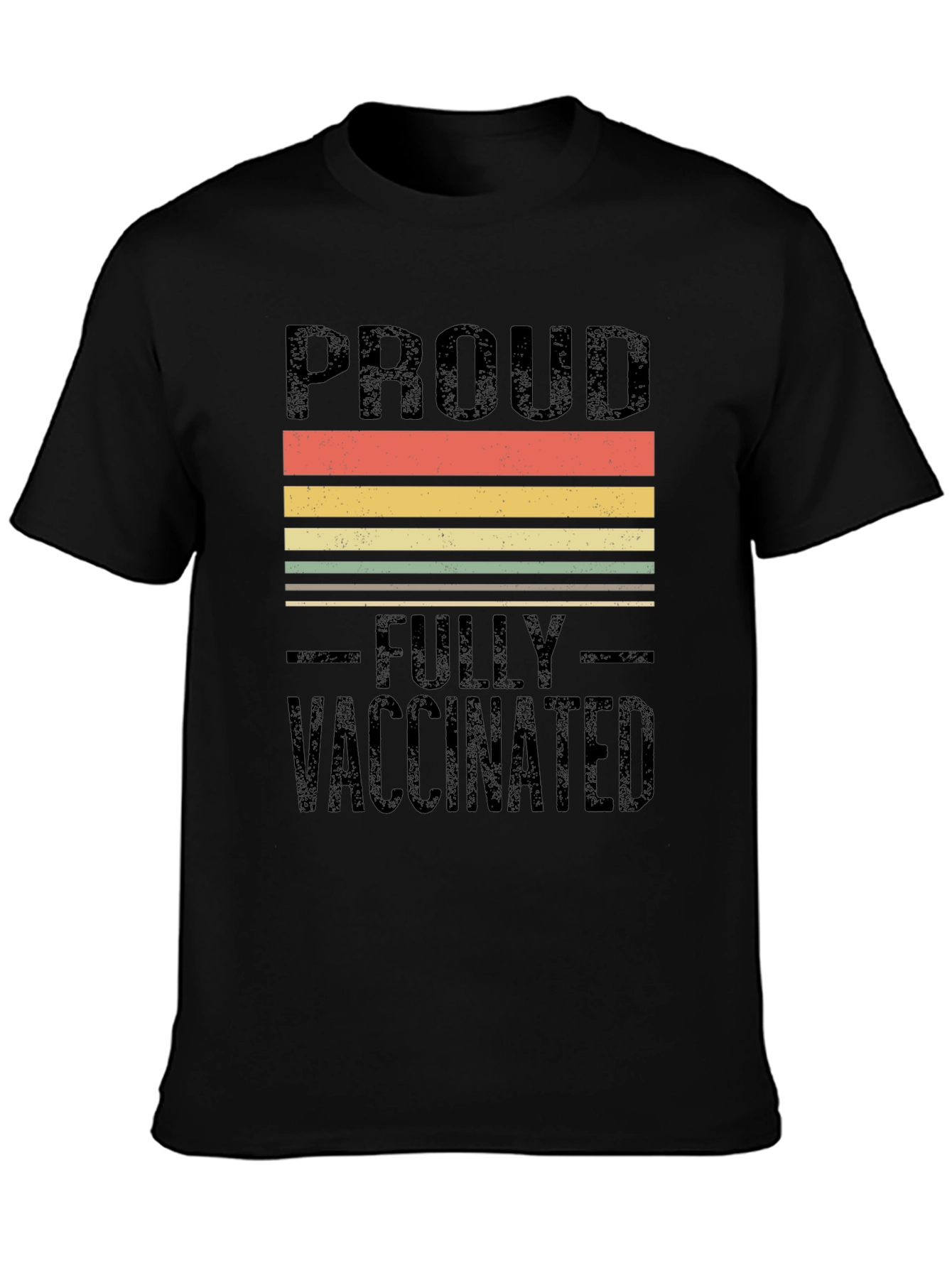Proud Fully Vaccinated Retro T-Shirt