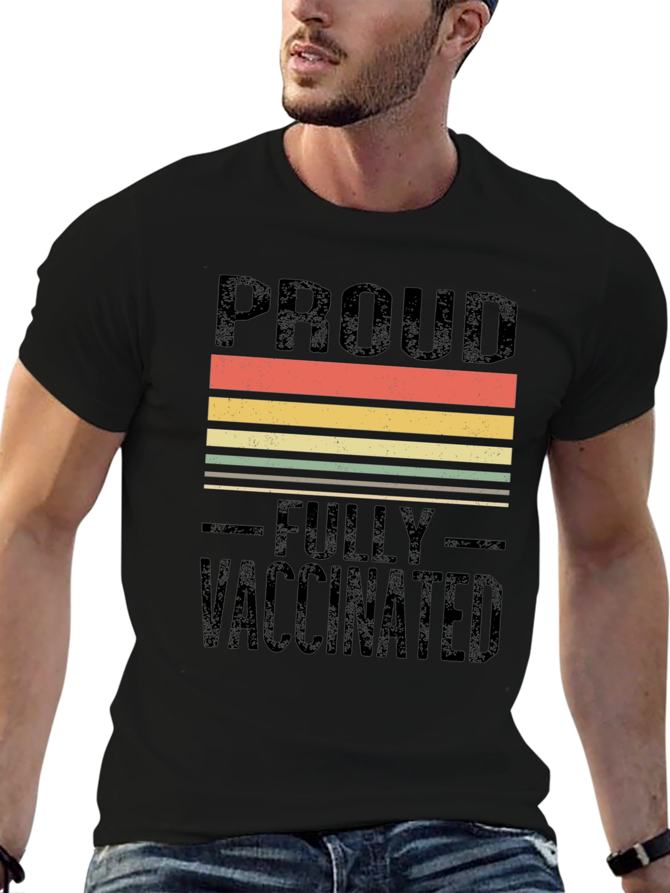 Proud Fully Vaccinated Retro T-Shirt