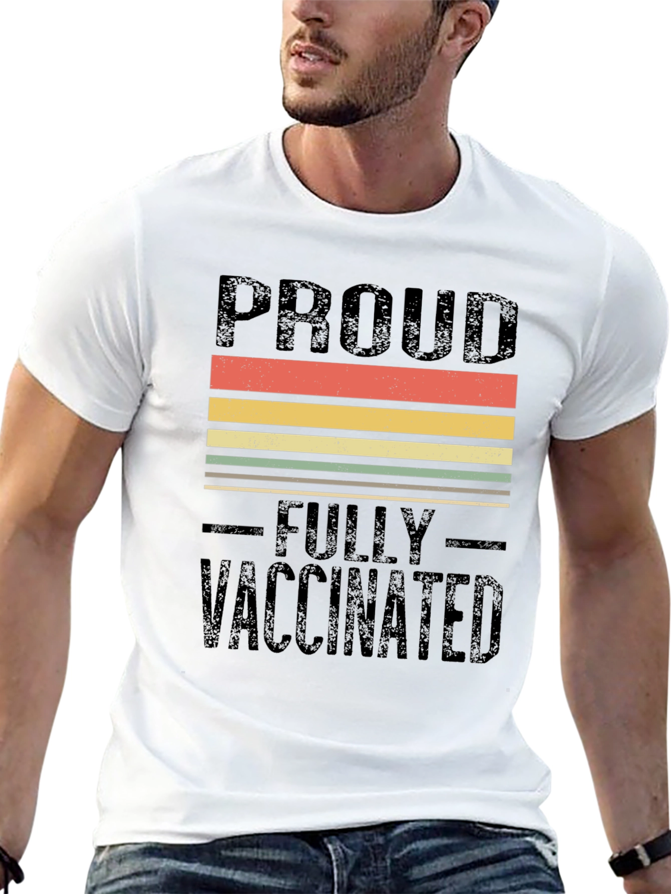 Proud Fully Vaccinated Retro T-Shirt