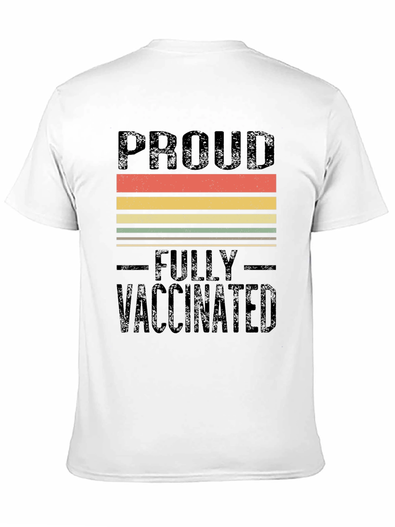 Proud Fully Vaccinated Retro T-Shirt
