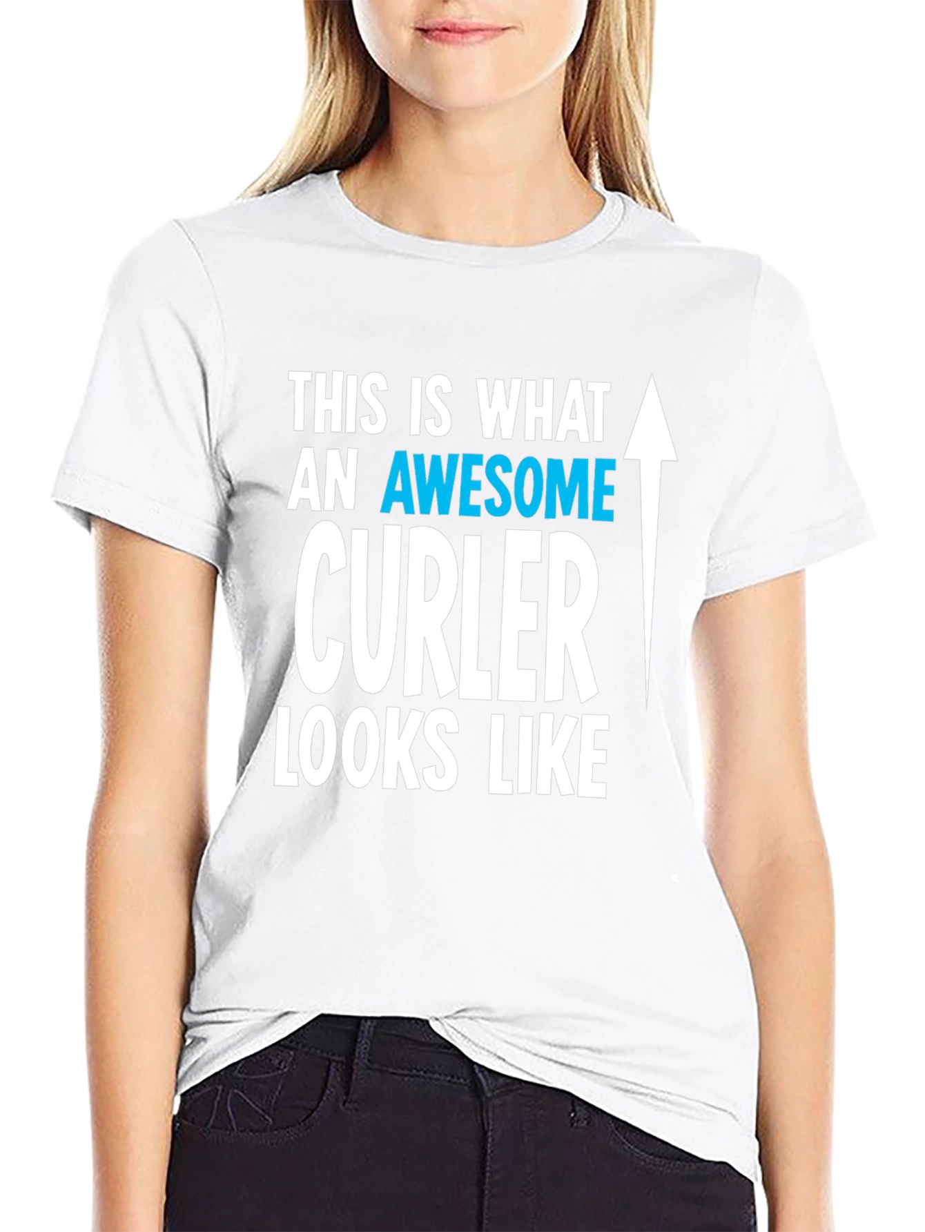 Awesome Curler T-Shirt | Curling Fan Tee