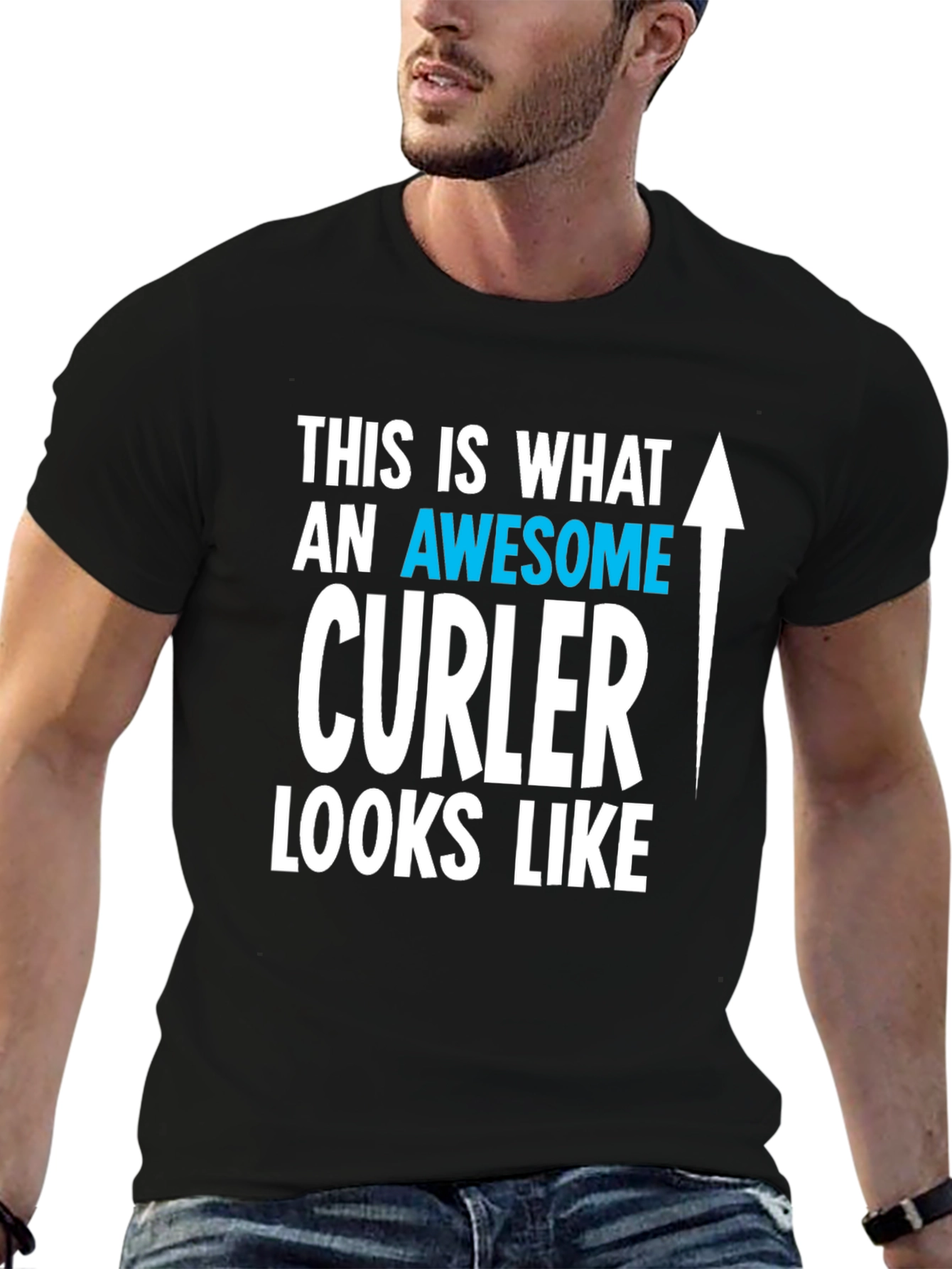 Awesome Curler T-Shirt | Curling Fan Tee