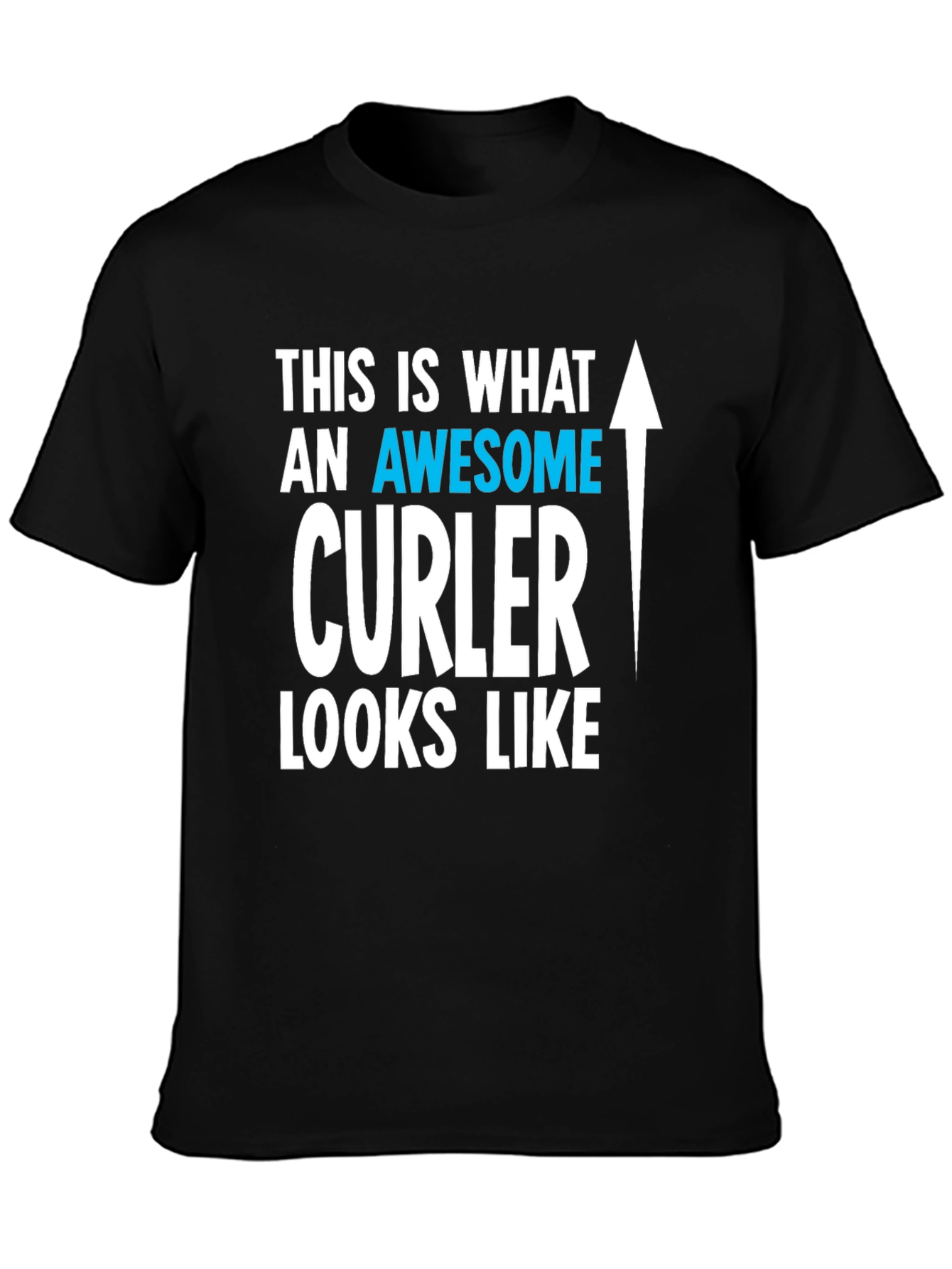 Awesome Curler T-Shirt | Curling Fan Tee