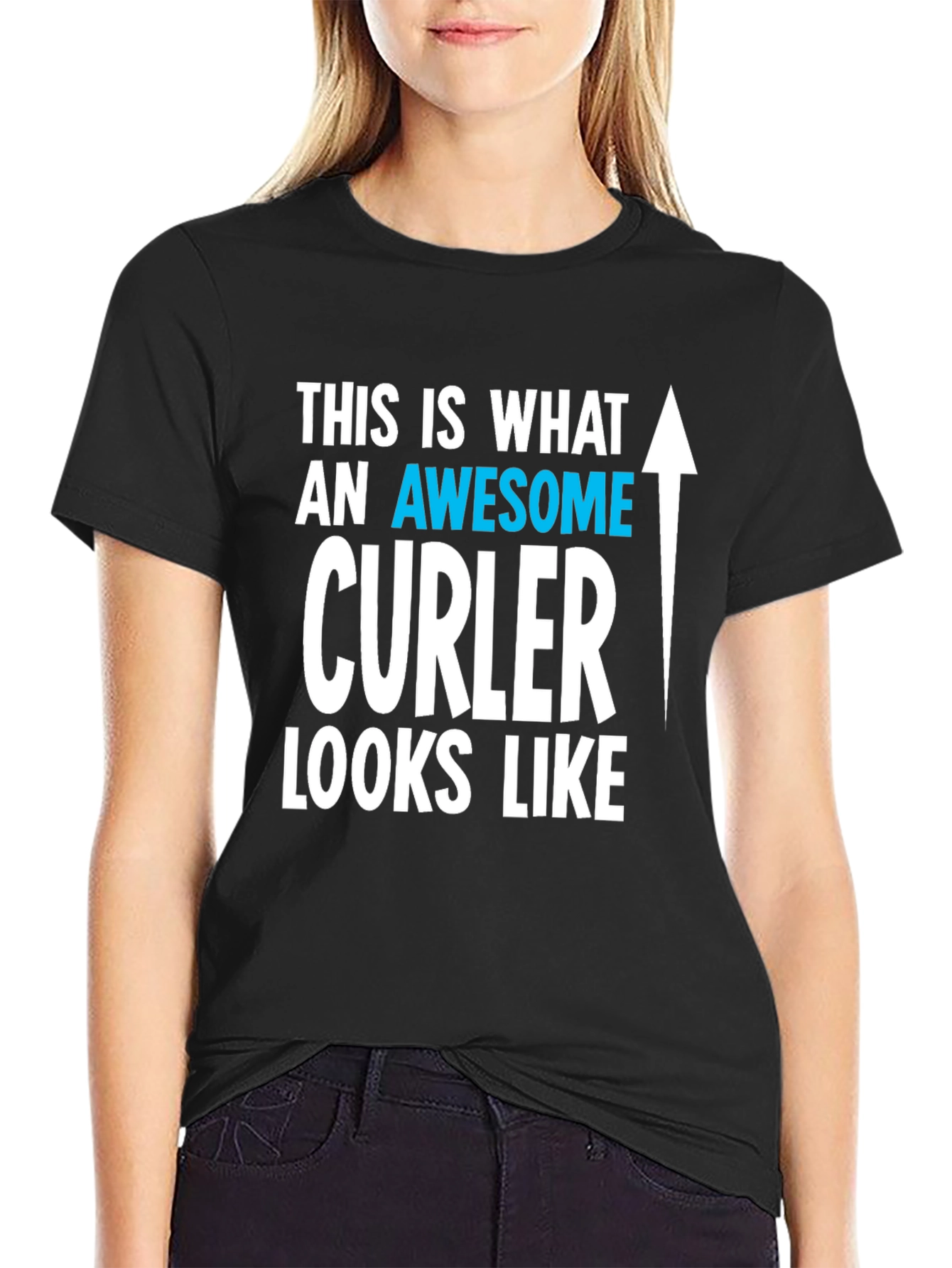 Awesome Curler T-Shirt | Curling Fan Tee