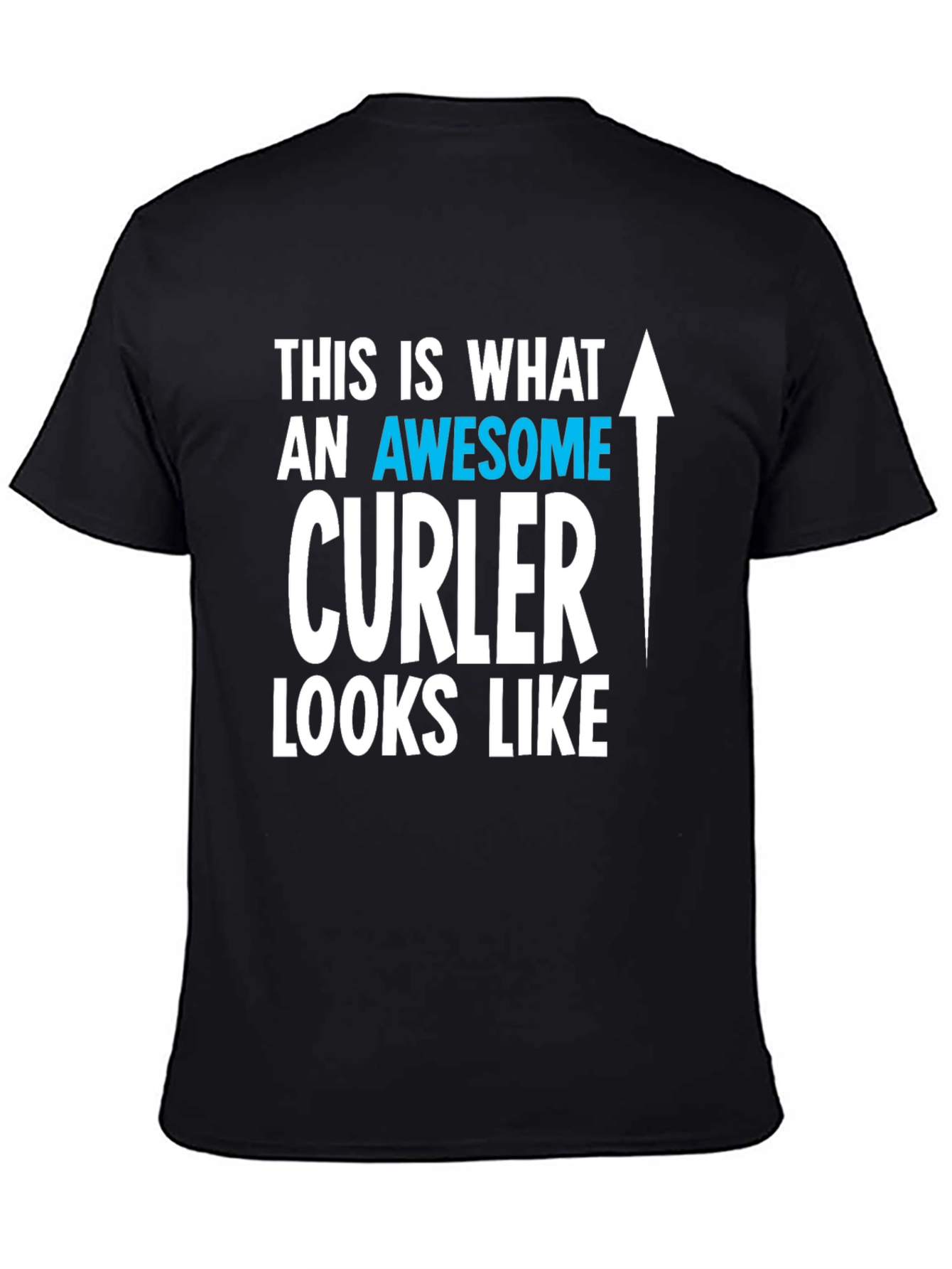 Awesome Curler T-Shirt | Curling Fan Tee
