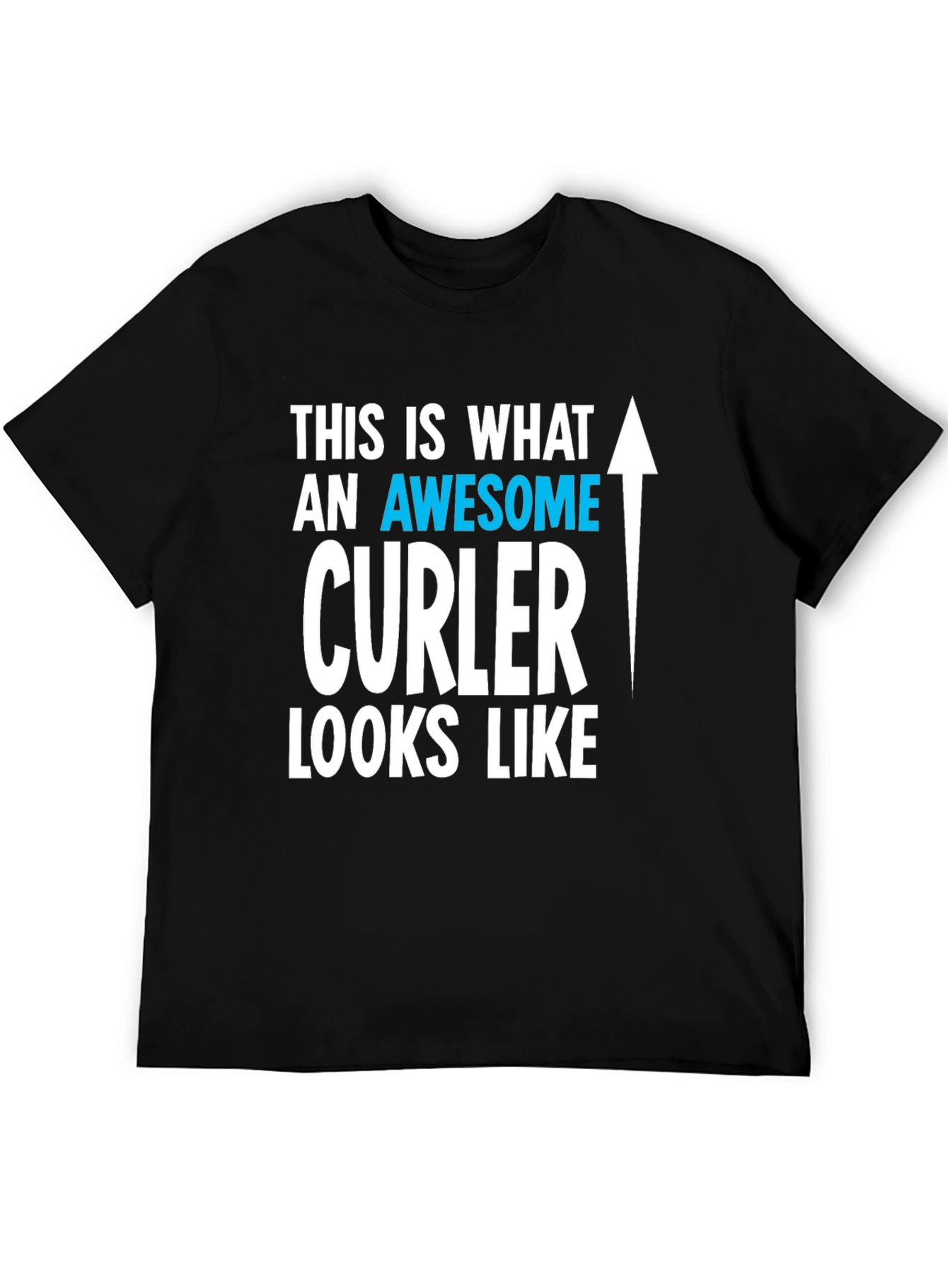 Awesome Curler T-Shirt | Curling Fan Tee