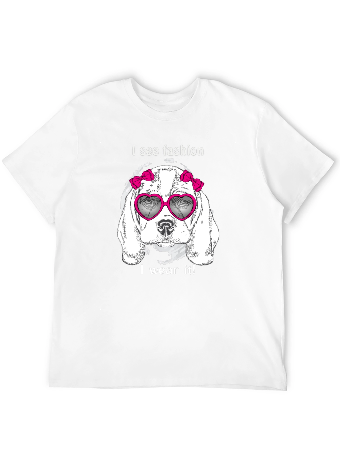 Fashion Dog Graphic Tee - See Fashion Wear It!