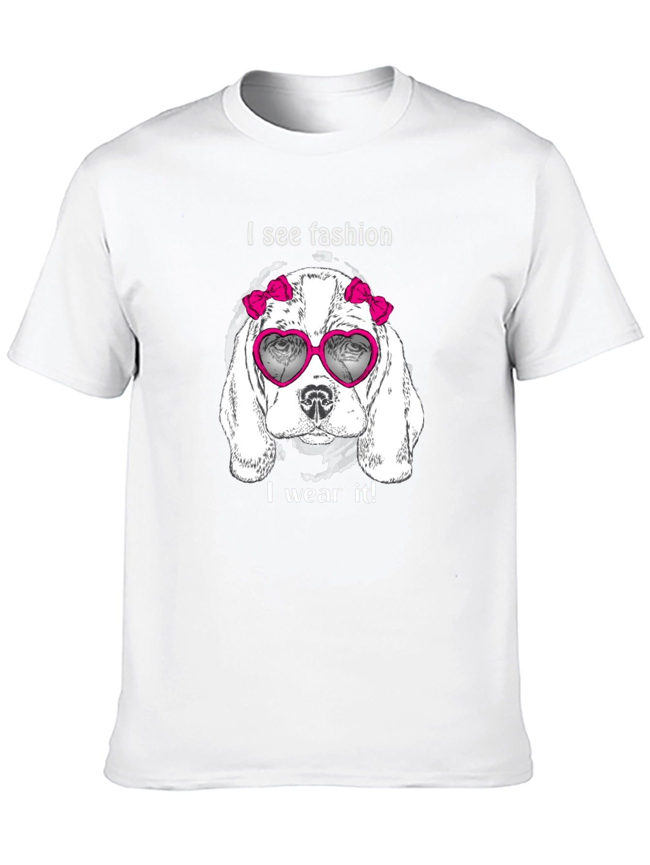 Fashion Dog Graphic Tee - See Fashion Wear It!