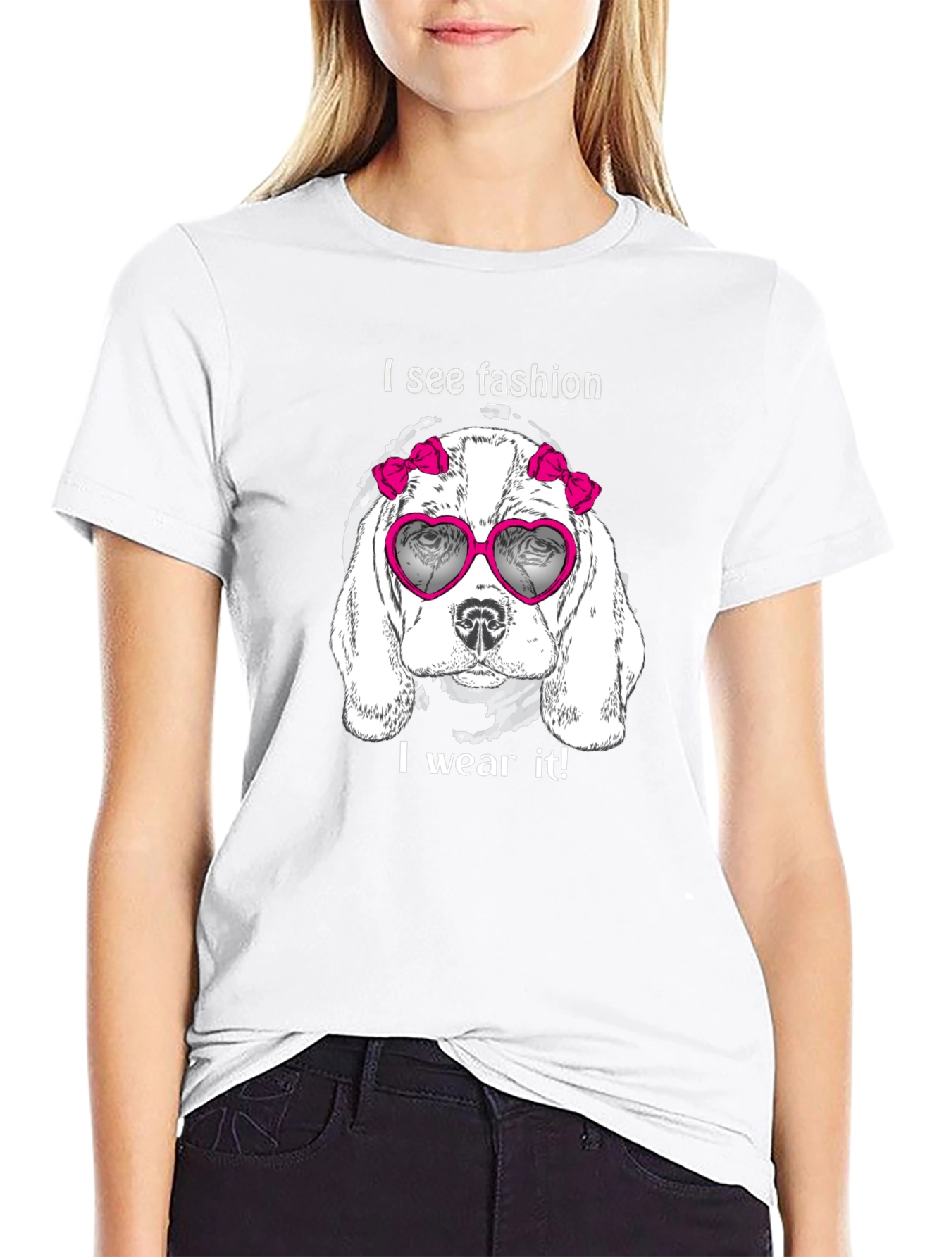 Fashion Dog Graphic Tee - See Fashion Wear It!
