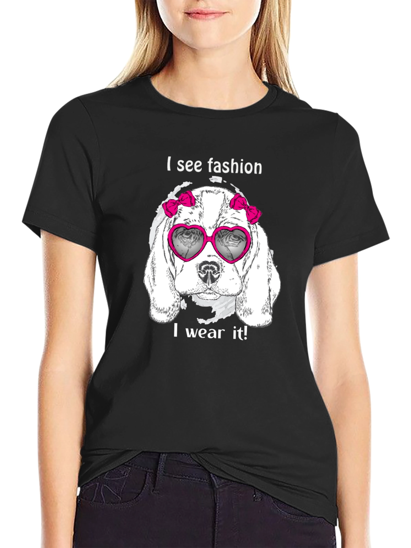 Fashion Dog Graphic Tee - See Fashion Wear It!