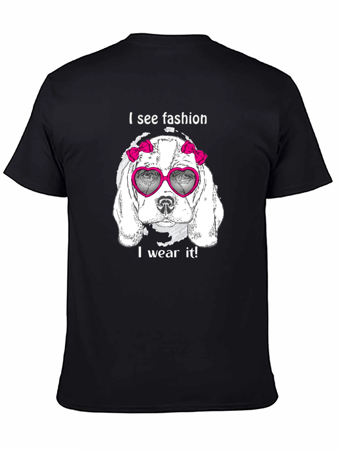 Fashion Dog Graphic Tee - See Fashion Wear It!