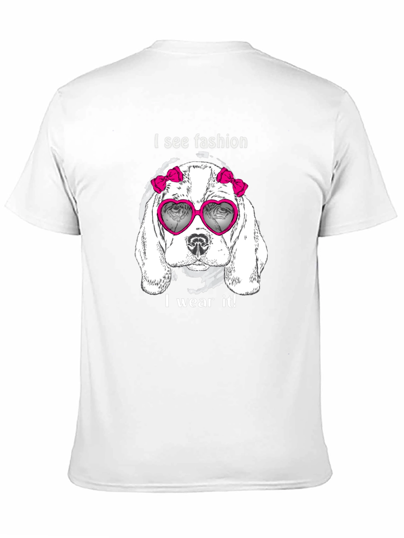 Fashion Dog Graphic Tee - See Fashion Wear It!