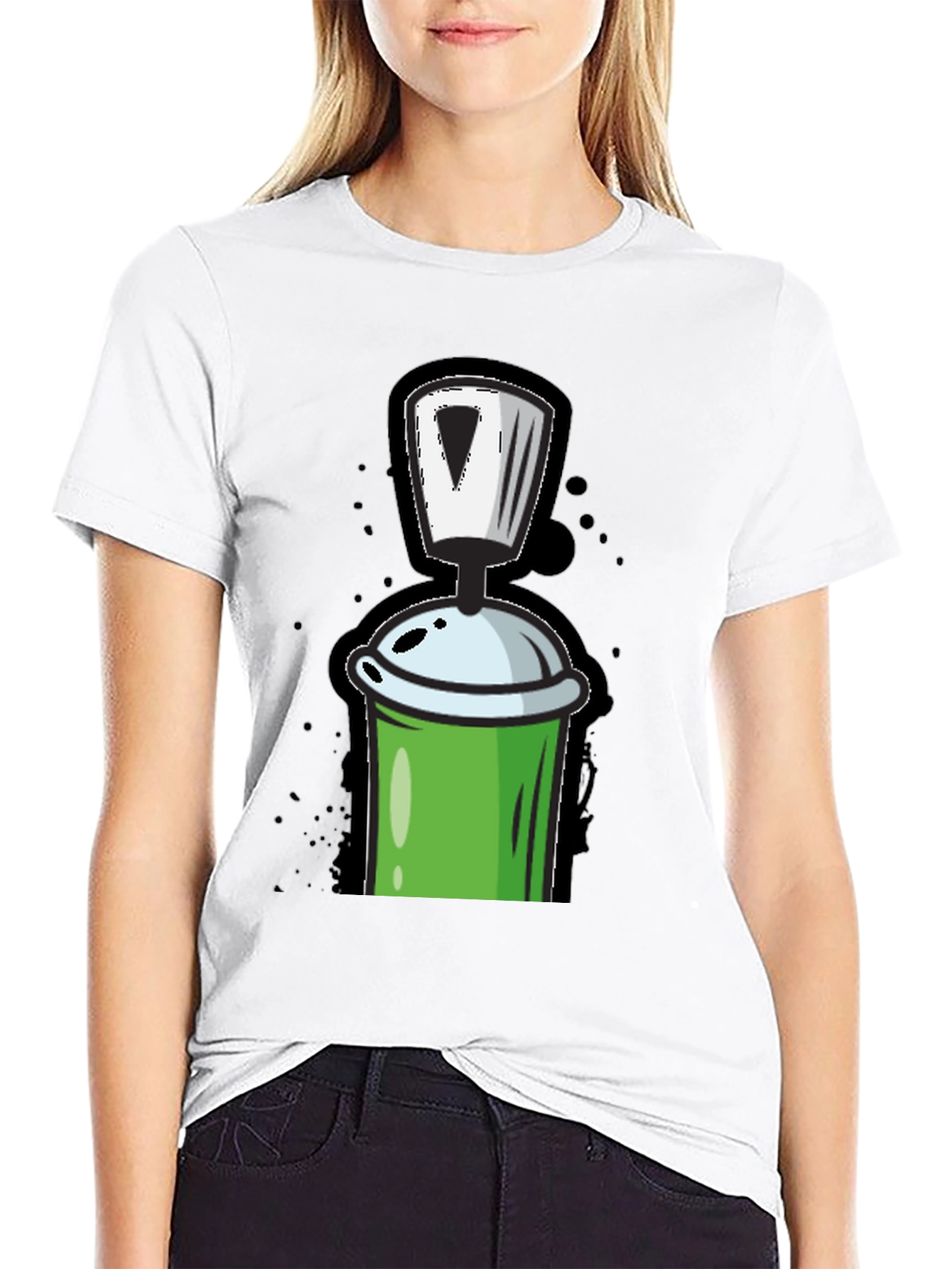 Spray Can Graphic T-Shirt