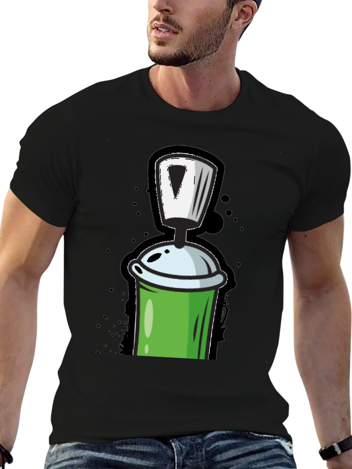 Spray Can Graphic T-Shirt