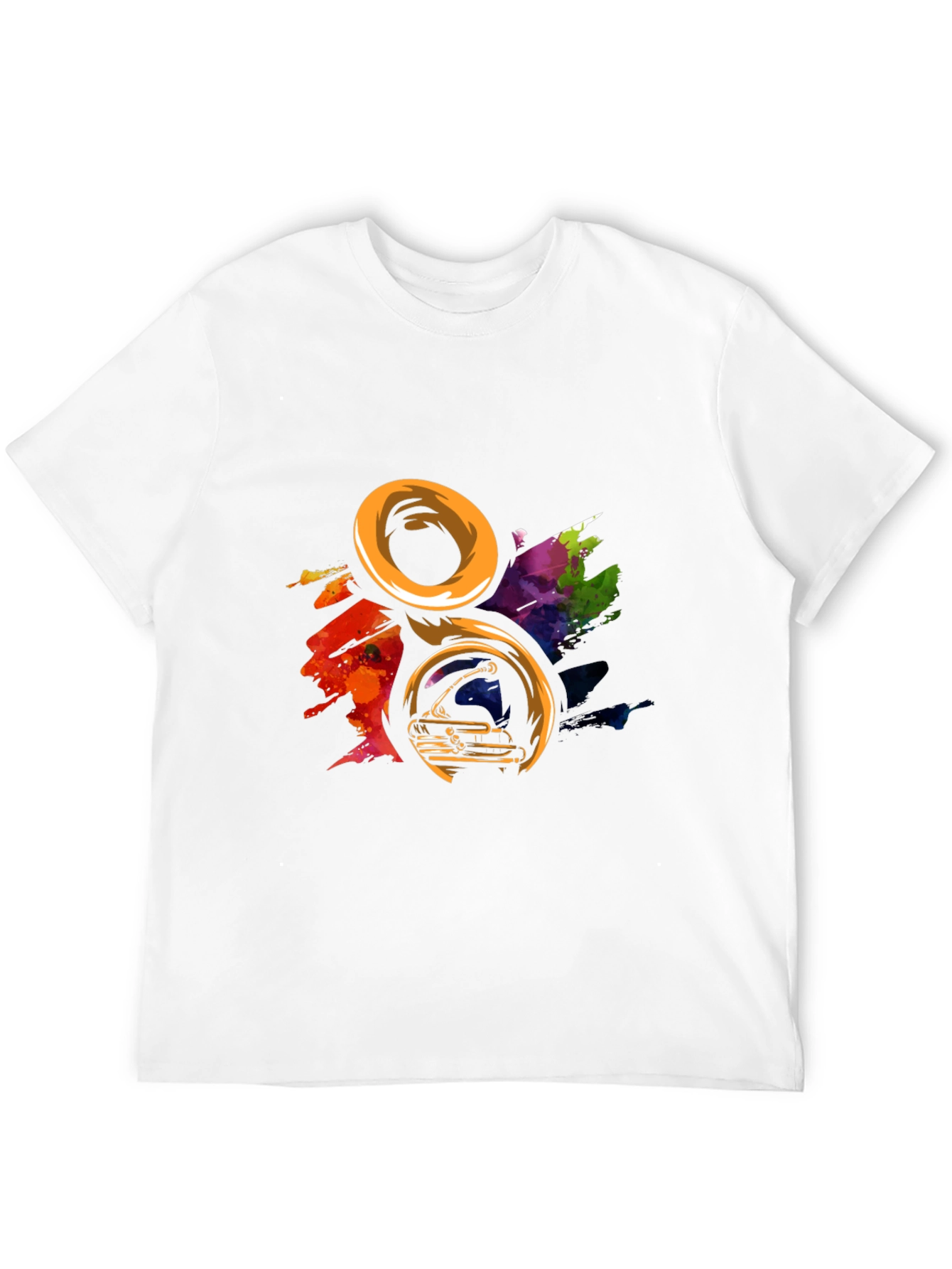 Colorful Tuba Music T-Shirt