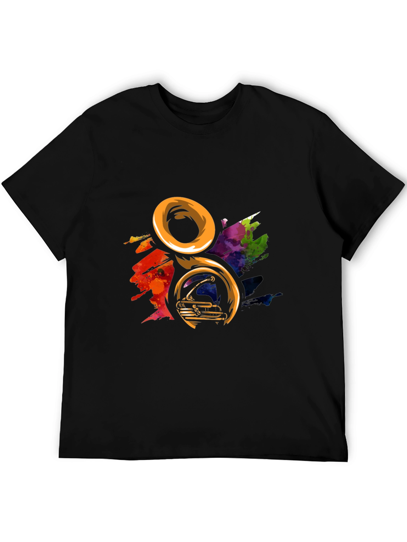 Colorful Tuba Music T-Shirt