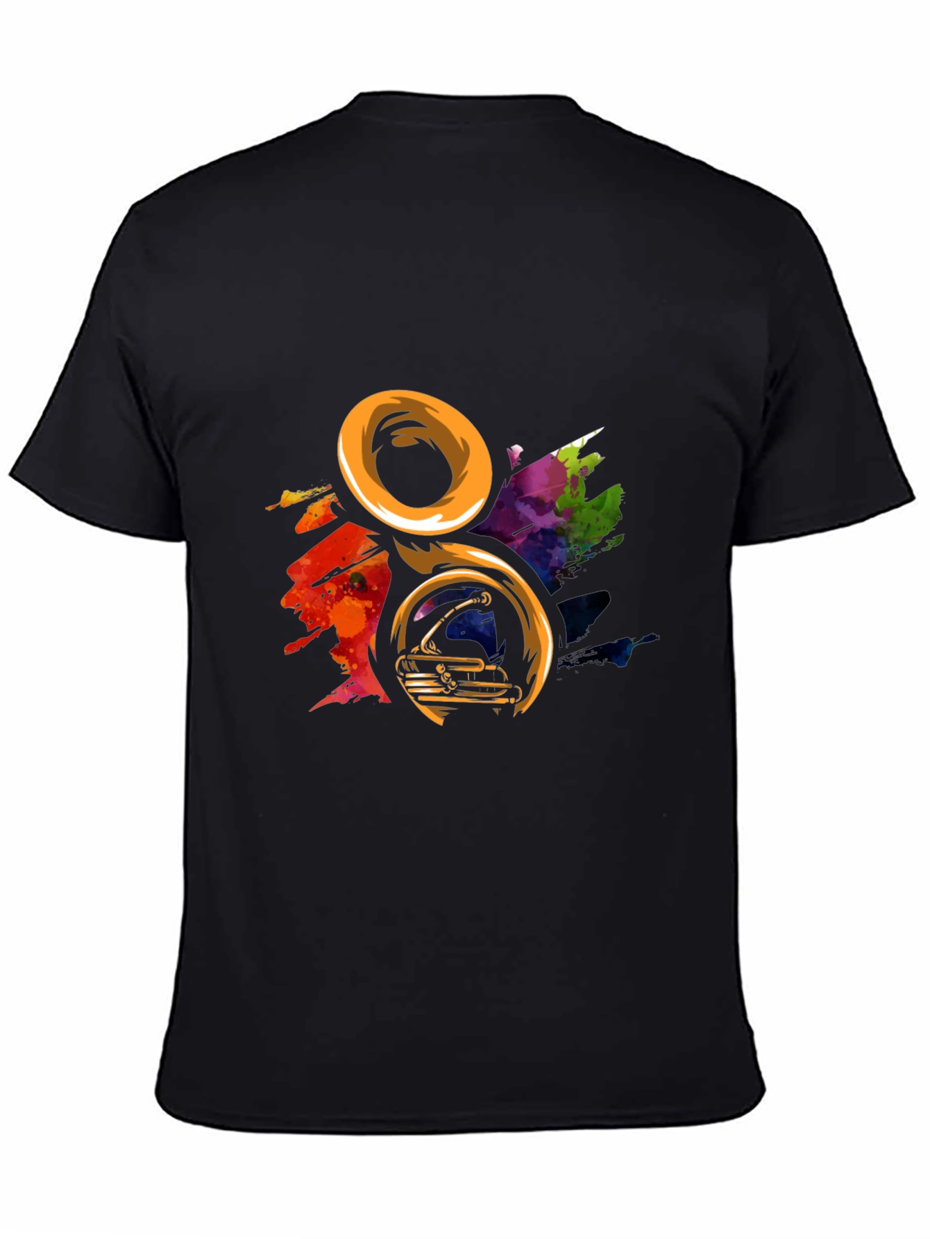 Colorful Tuba Music T-Shirt